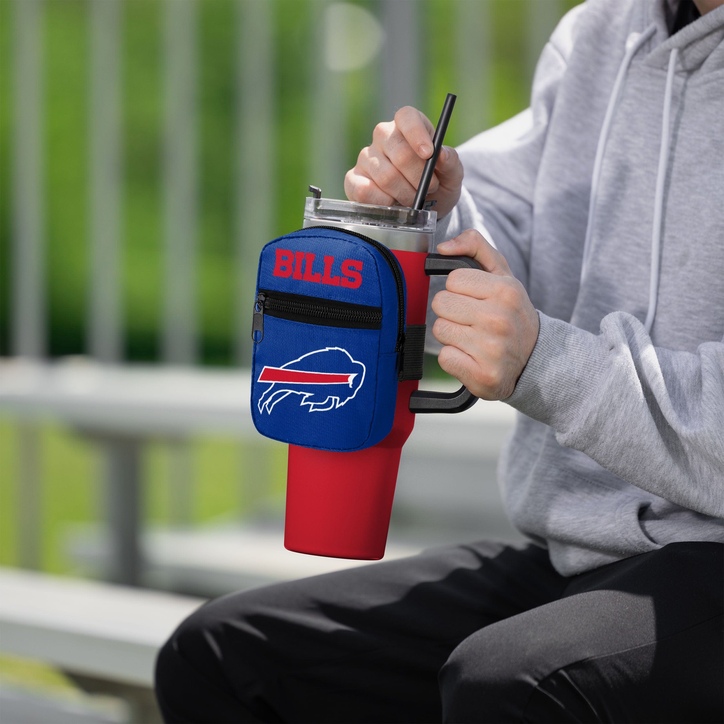Exciting Buffalo Bills Tumbler Fanny Pack with Primary Logo