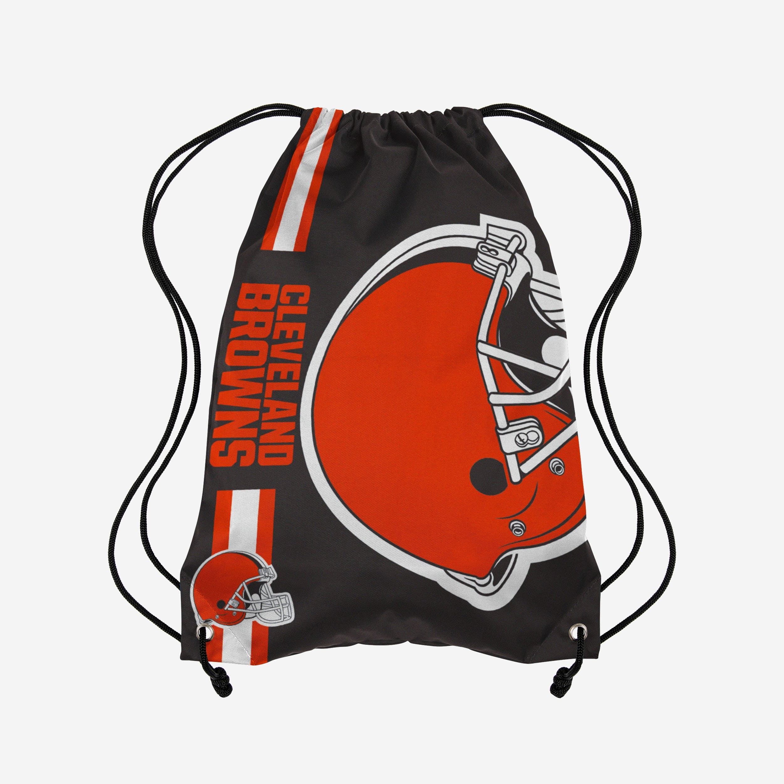 Cleveland Browns Big Logo Brown Alternate Color Drawstring Backpack - Show Your Team Spirit!