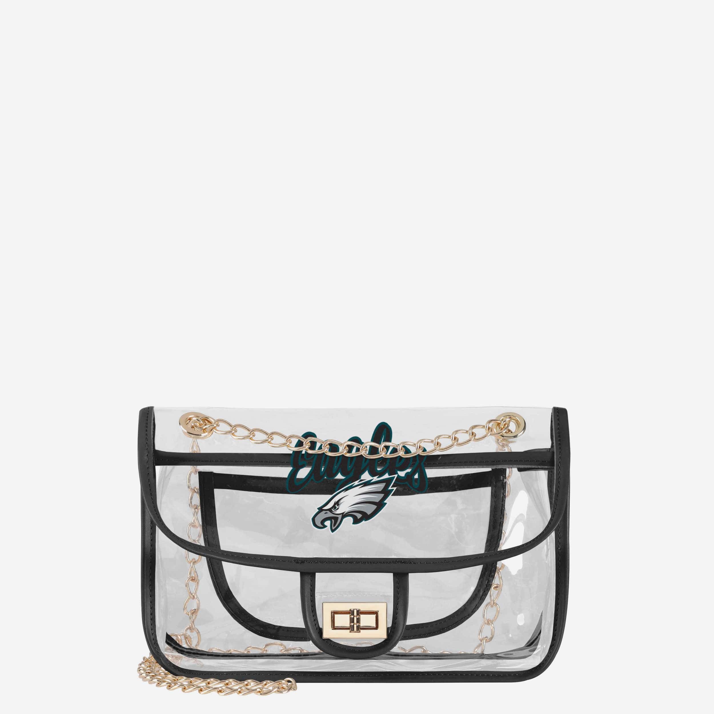 Philadelphia Eagles Stunning Clear Crossbody Chain Bag