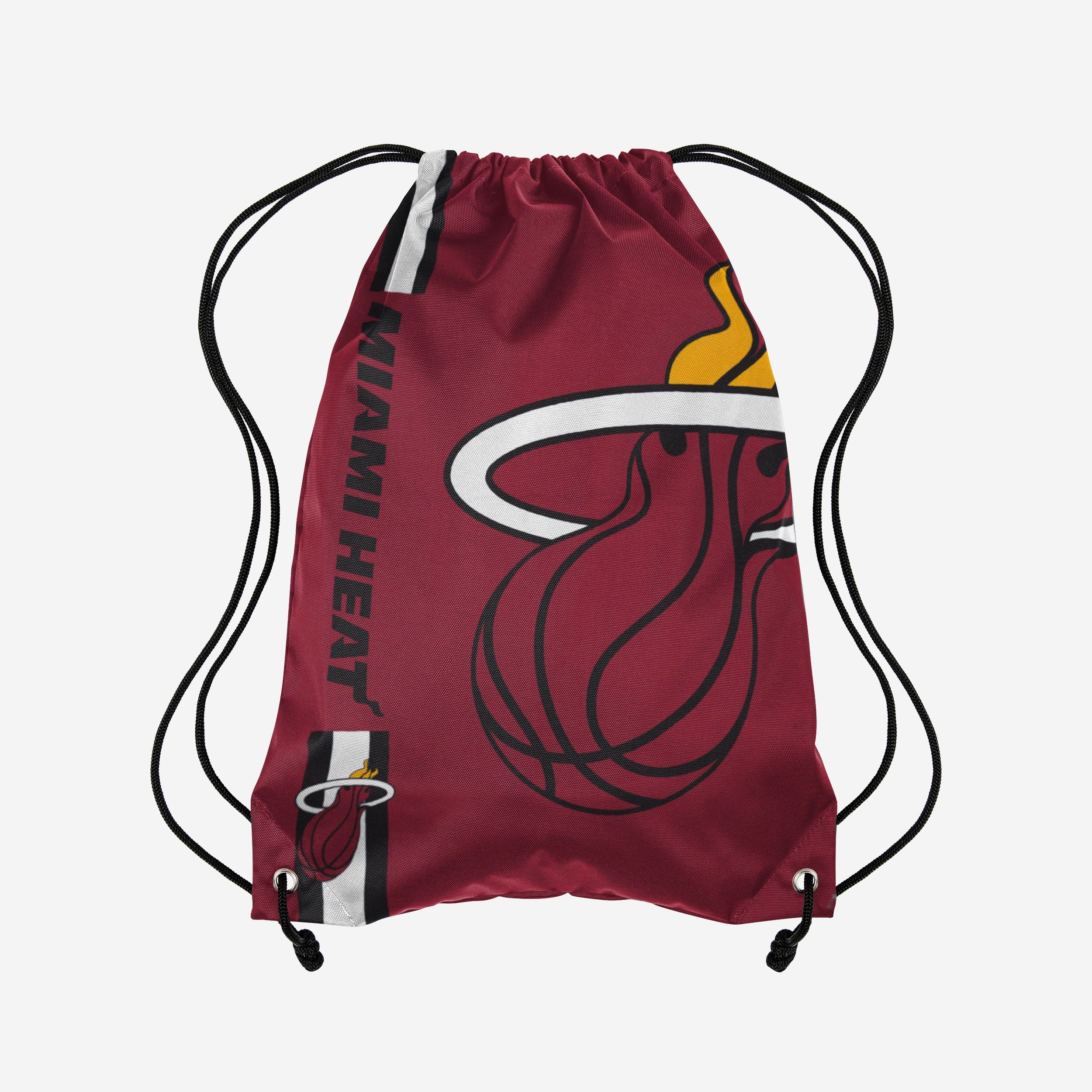 Miami Heat Big Logo Drawstring Backpack - Show Your Team Pride!