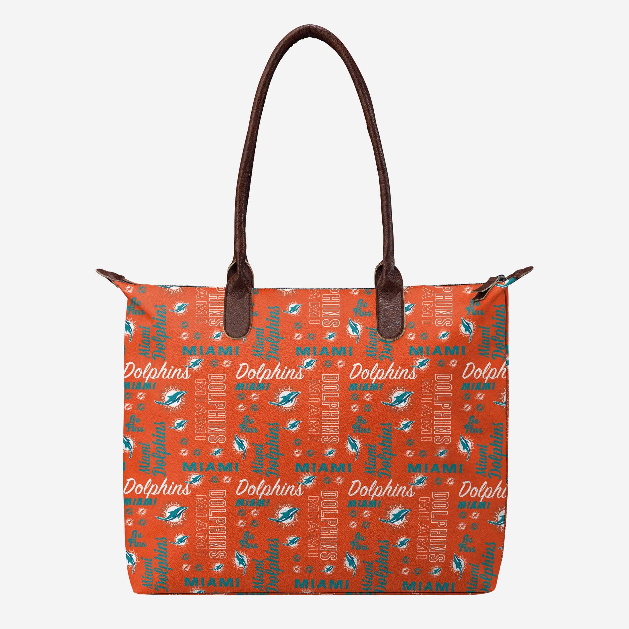 Miami Dolphins Spirited Printed Tote Bag - Show Your Team Pride!