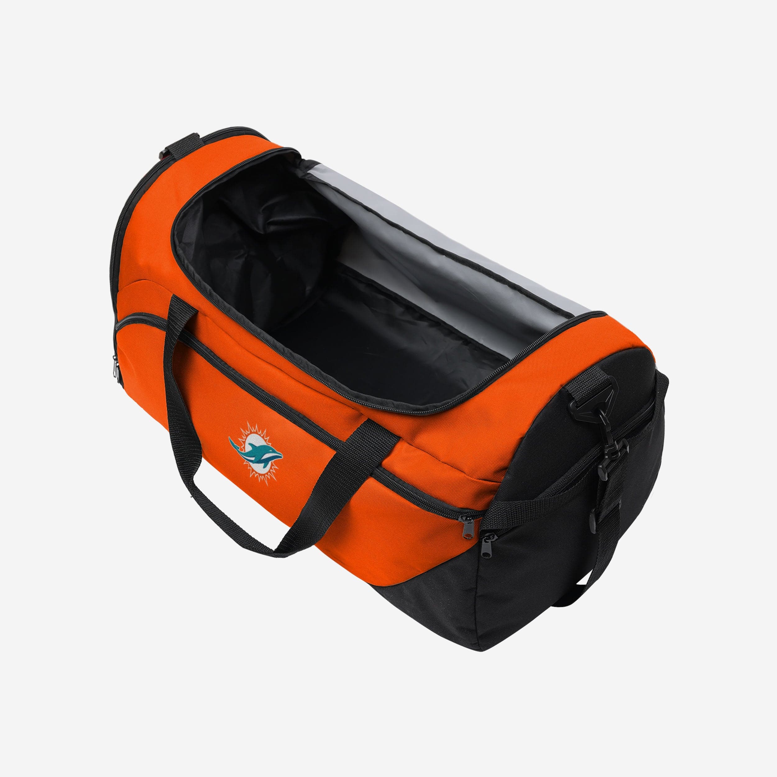 Miami Dolphins Solid Big Logo Duffle Bag - Your Ultimate Fandom Companion