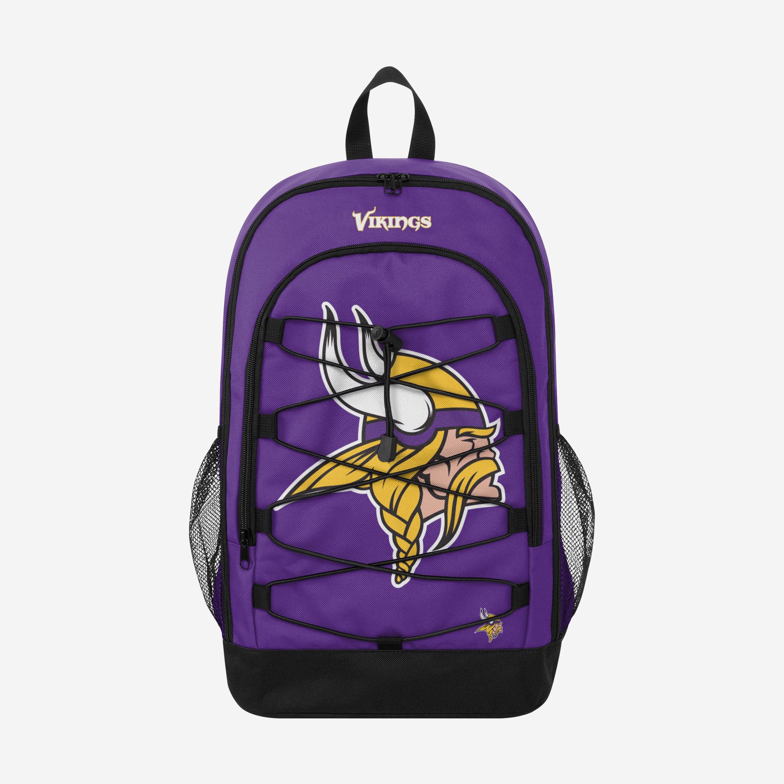 Minnesota Vikings Big Logo Bungee Backpack - Show Your Team Spirit!