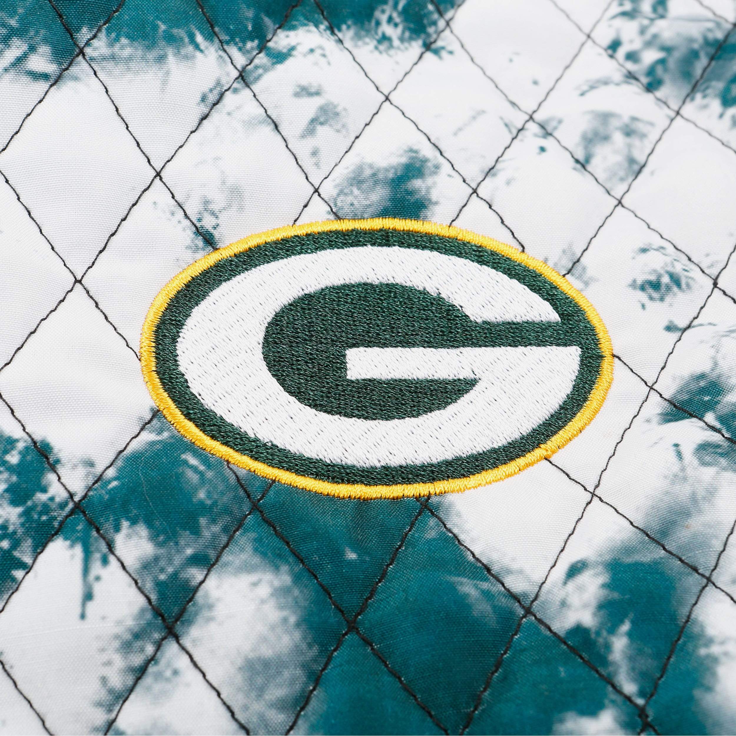 Groovy Green Bay Packers Tie - Dye Takeaway Duffle Bag