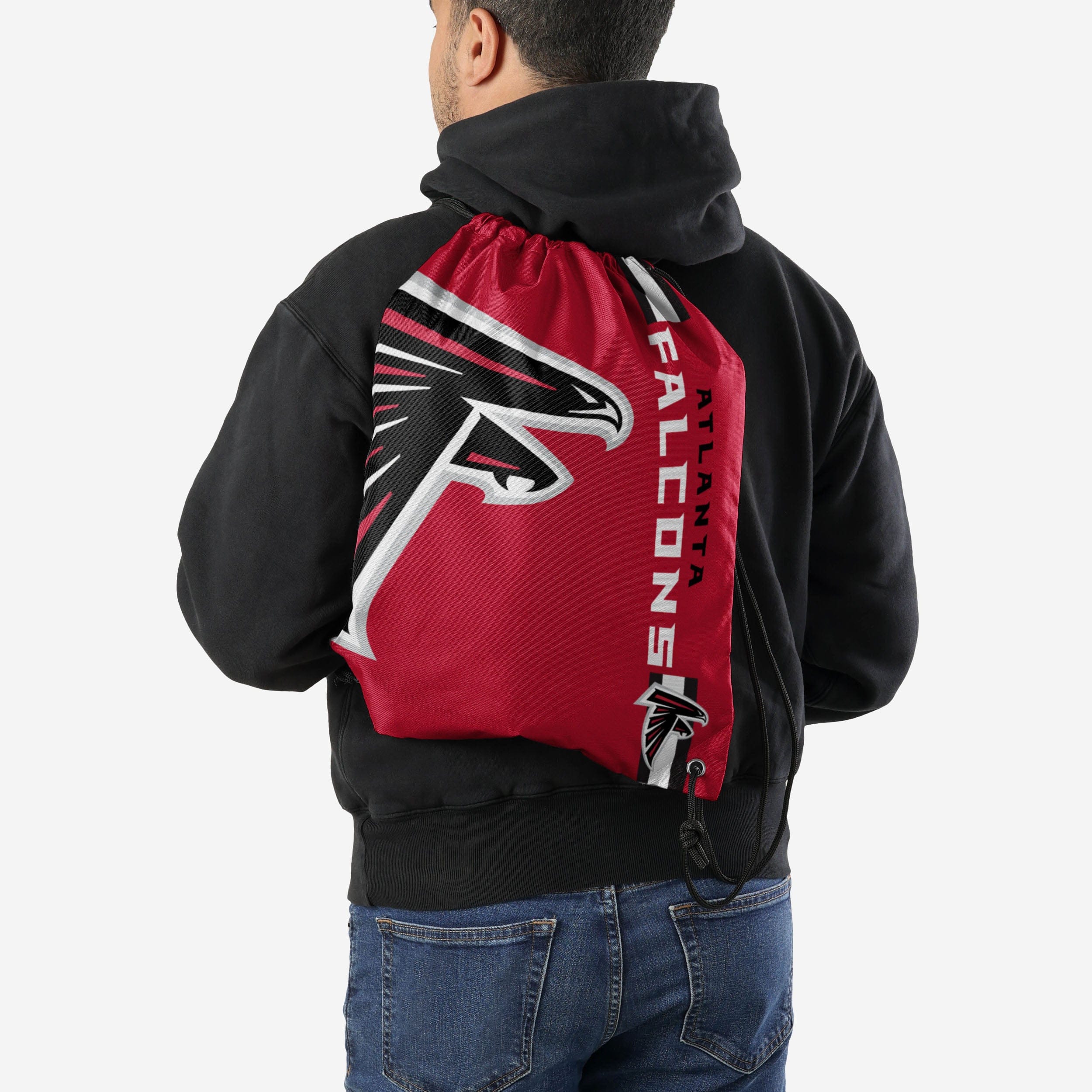 Atlanta Falcons Big Logo Drawstring Backpack - Show Your Team Pride!
