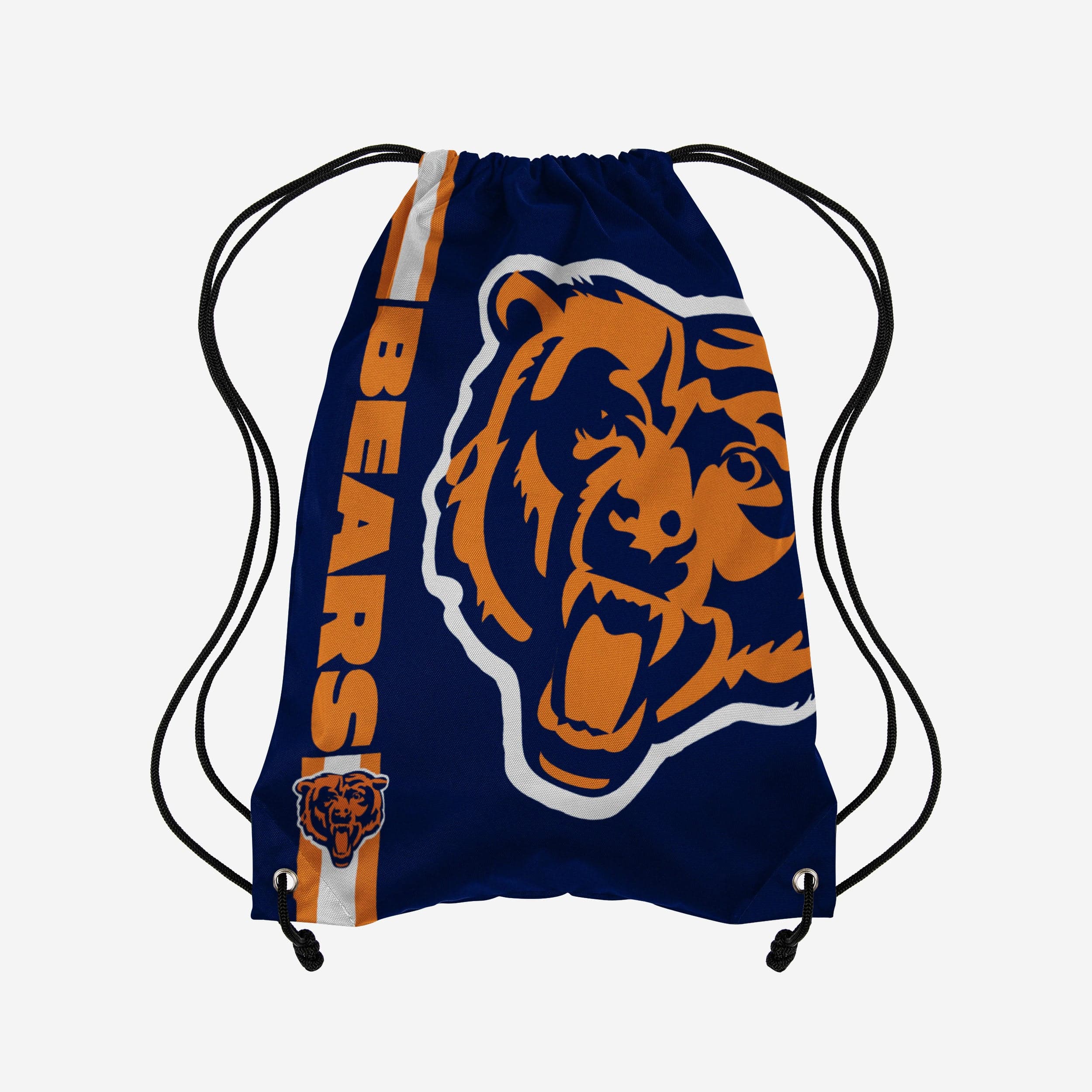 Chicago Bears Big Logo Drawstring Backpack - Show Your Team Pride!