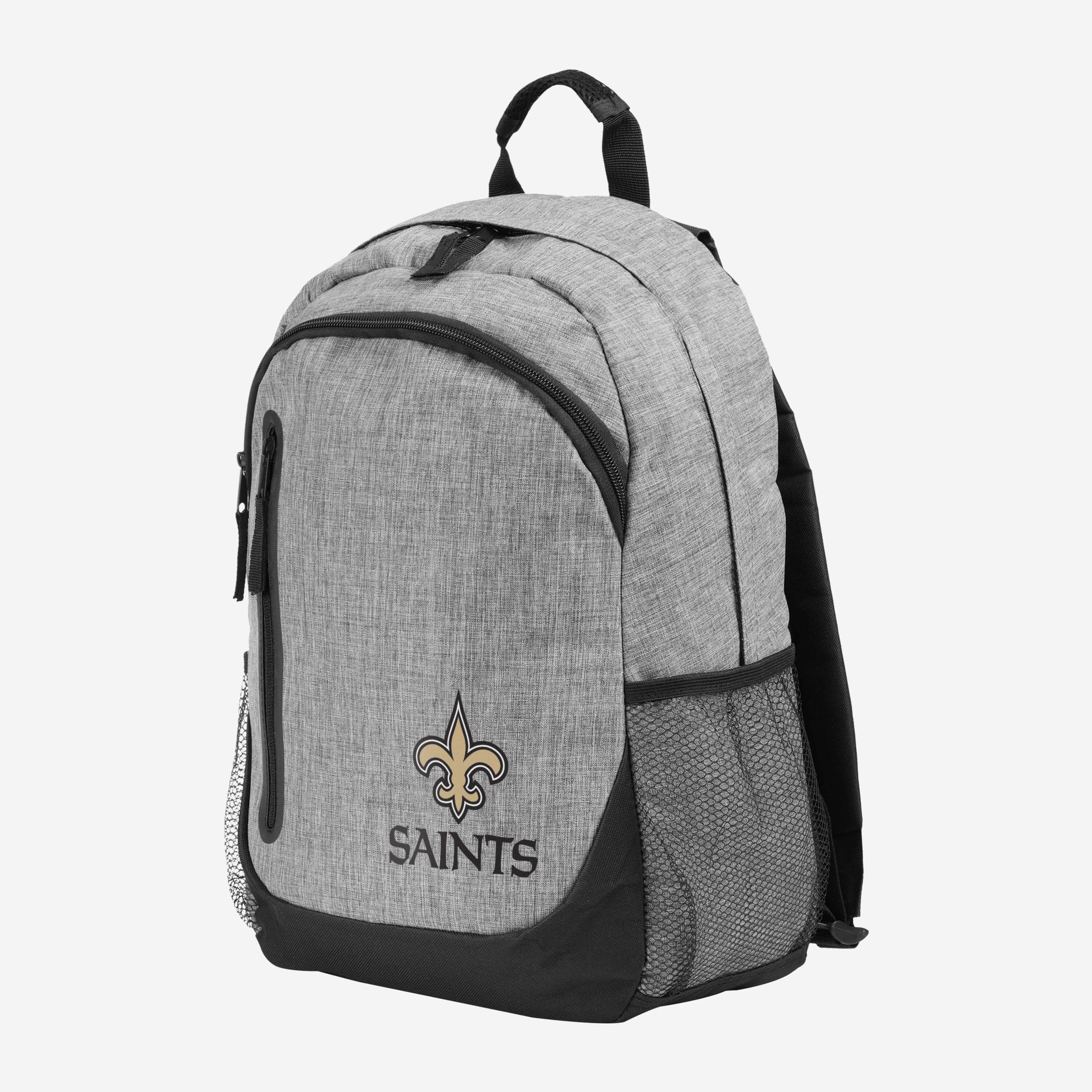 New Orleans Saints Heather Grey Bold Backpack - Show Your Team Spirit!