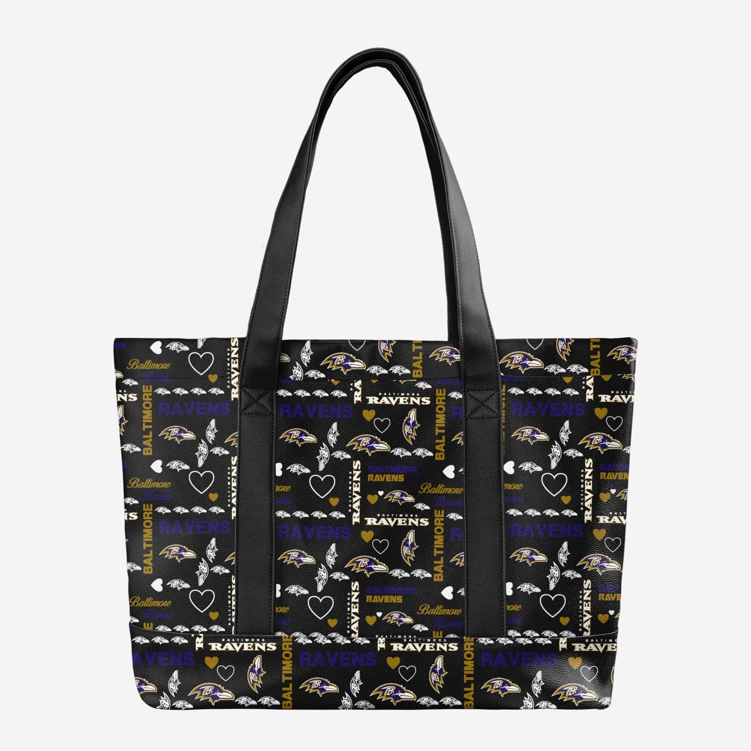 Baltimore Ravens Logo Love Tote Bag - Show Your Fandom!