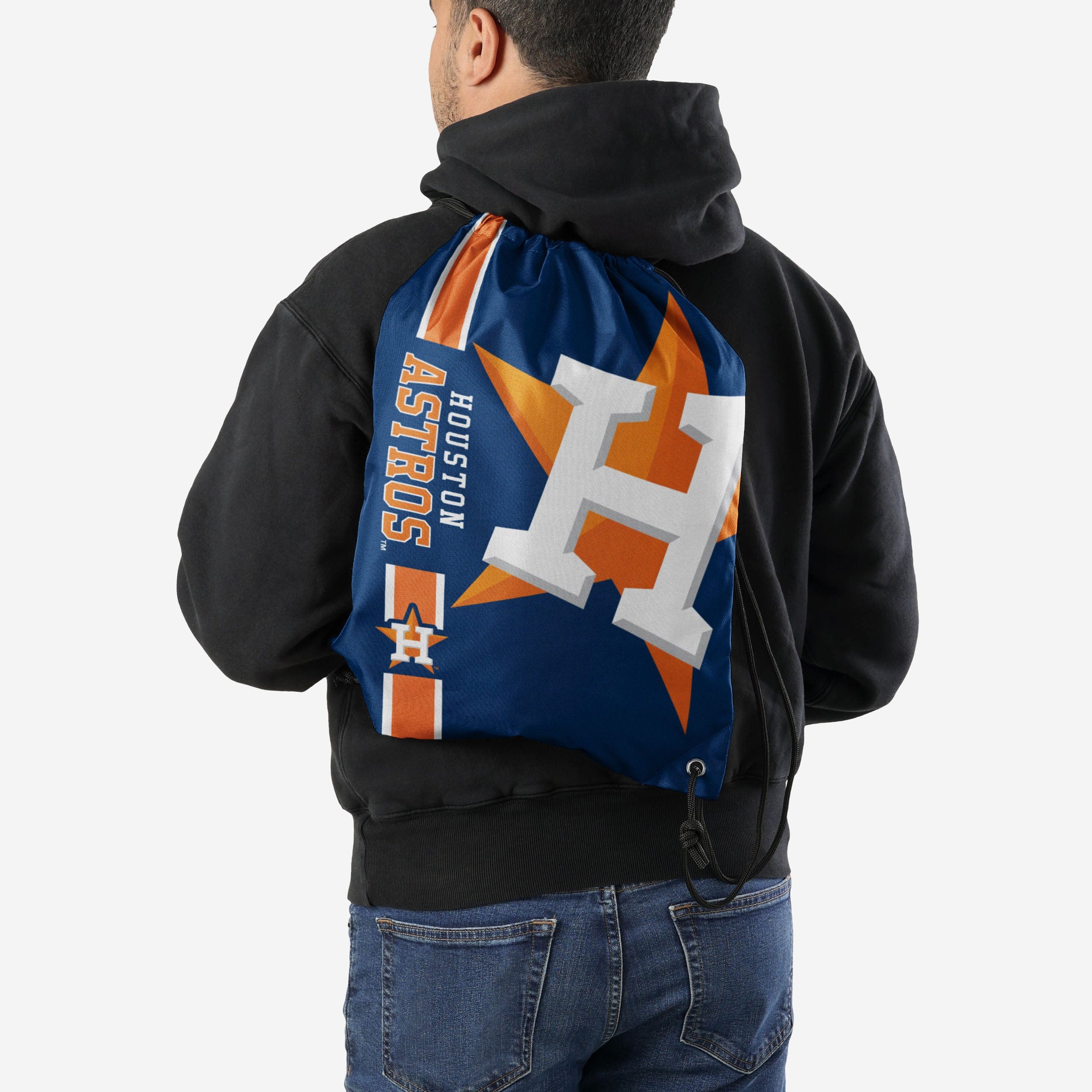 Houston Astros Big Logo Drawstring Backpack - Show Your Team Spirit!