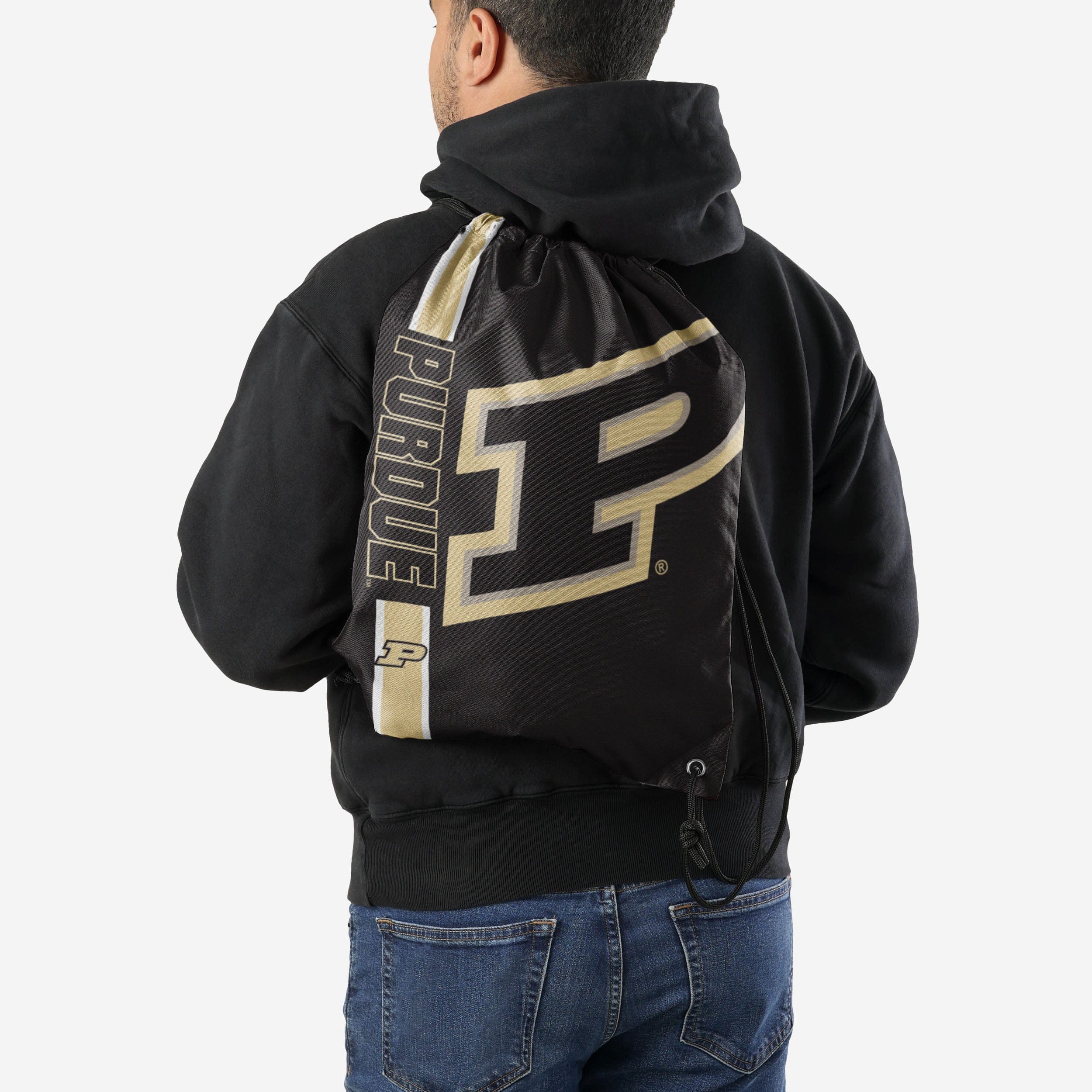 Purdue Boilermakers Big Logo Drawstring Backpack - Show Your Team Spirit!