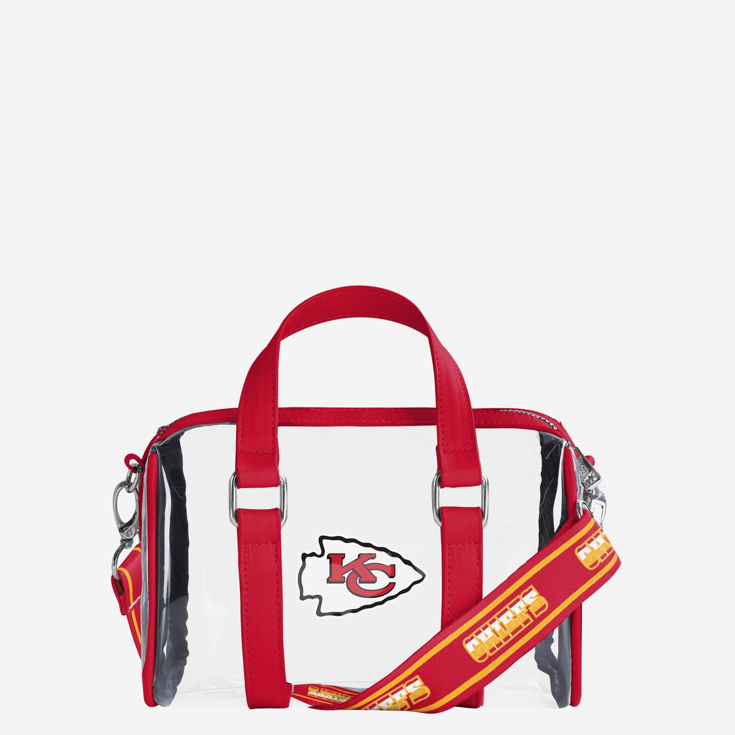 Kansas City Chiefs Ultimate Clear Barrel Bag for Game Day