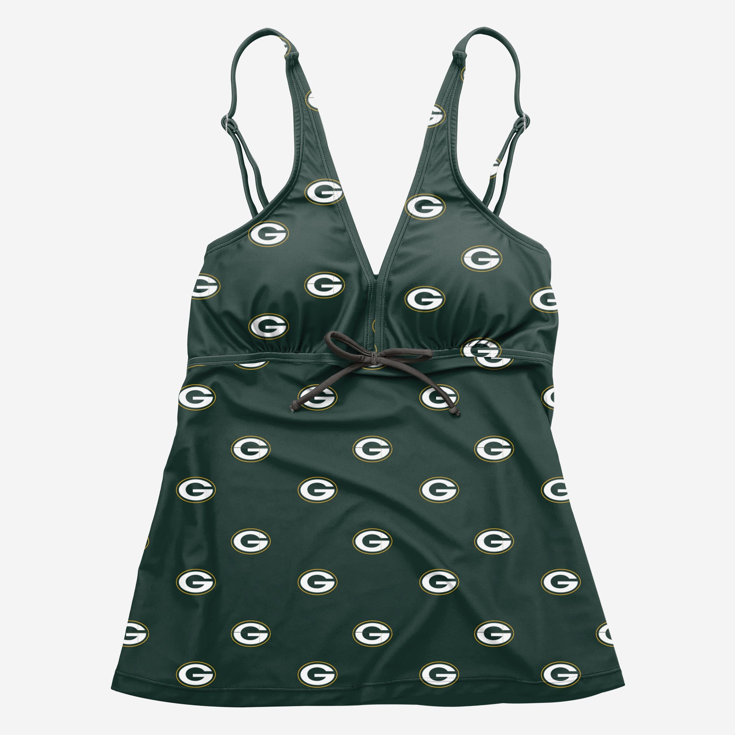 Stylish Green Bay Packers Women's Mini Logo Tankini