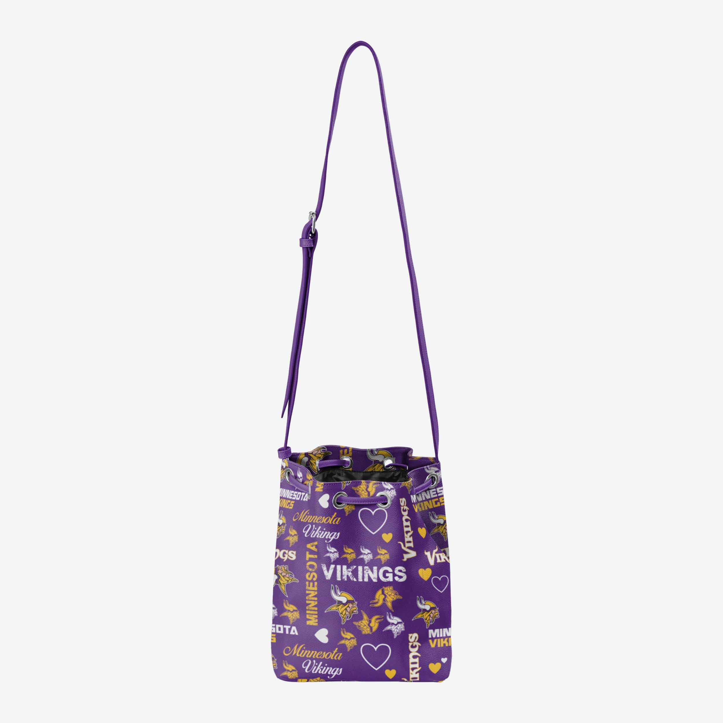 Passionate Minnesota Vikings Logo Love Cinch Purse