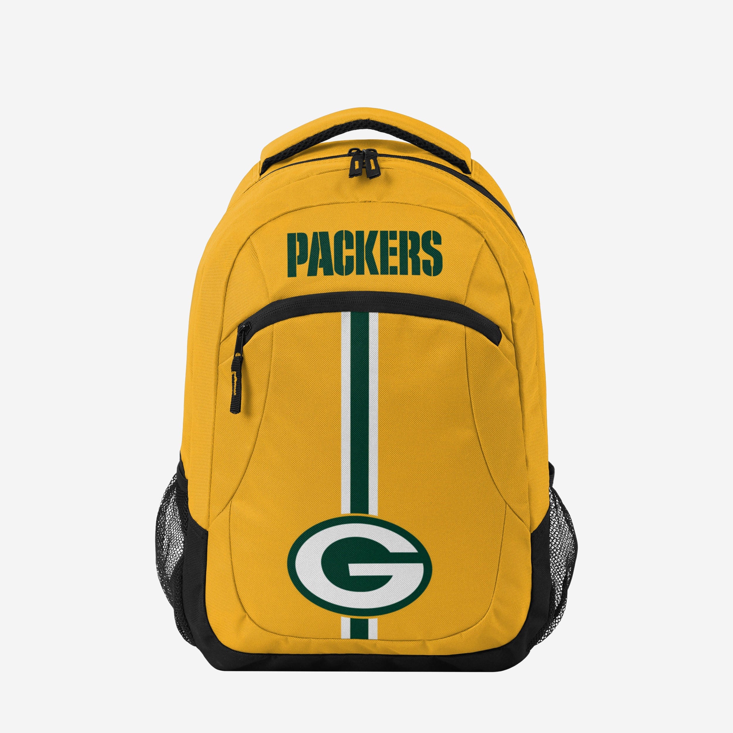 Green Bay Packers Yellow Alternate Color Action Backpack - Game Day Essential