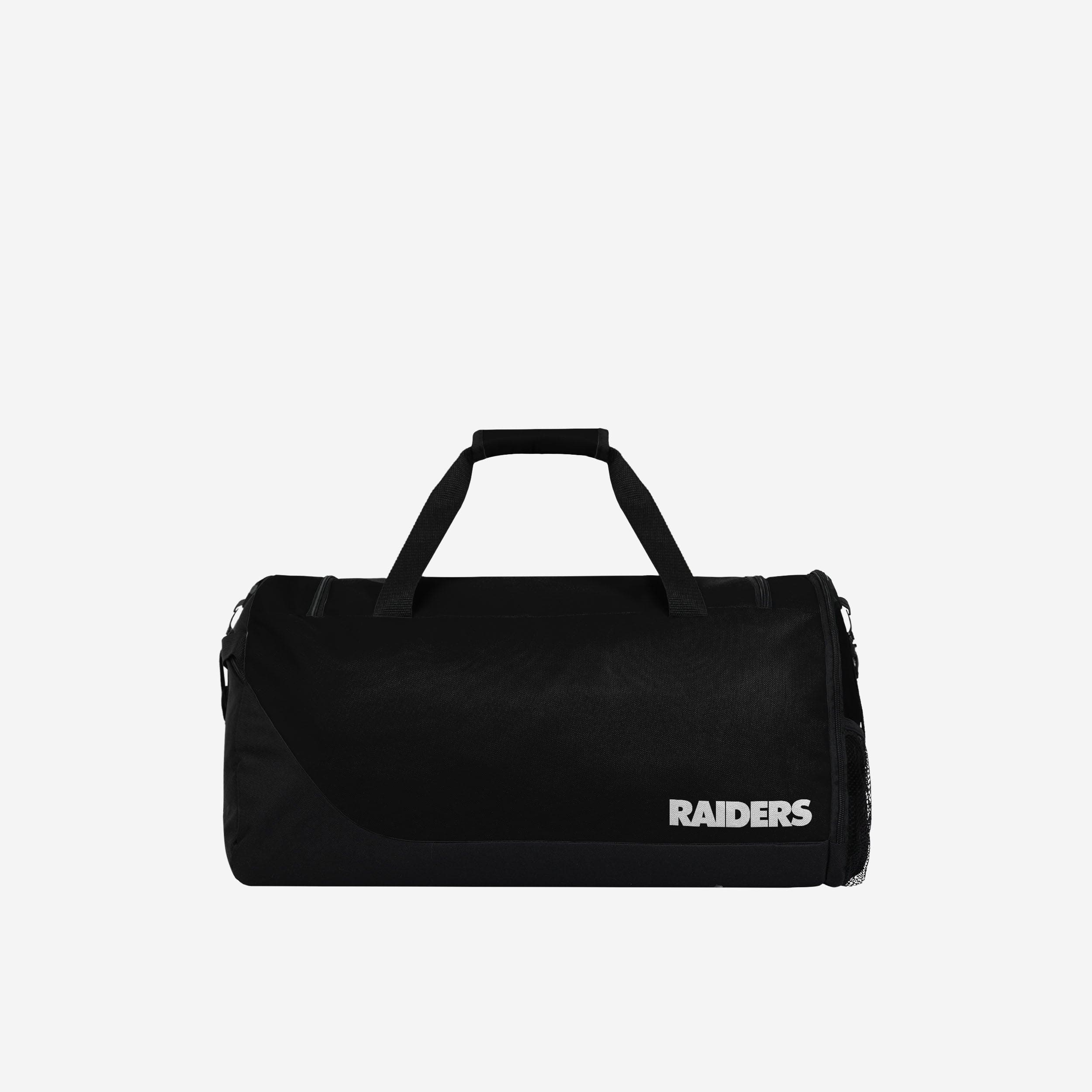 Exciting Las Vegas Raiders Solid Big Logo Duffle Bag - Show Your Fandom!