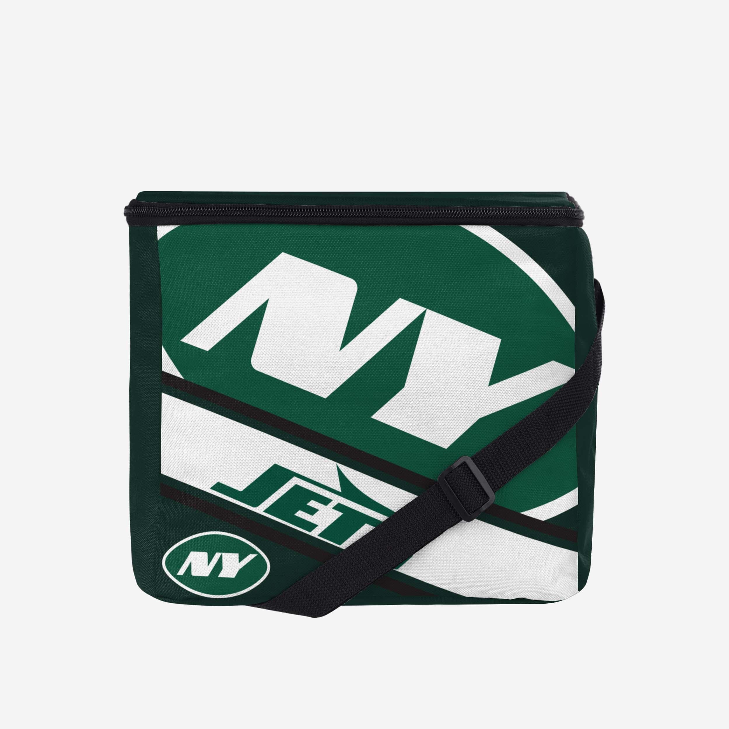 New York Jets Big Logo Stripe 12-Pack Cooler: Your Ultimate Team Spirit Cooler