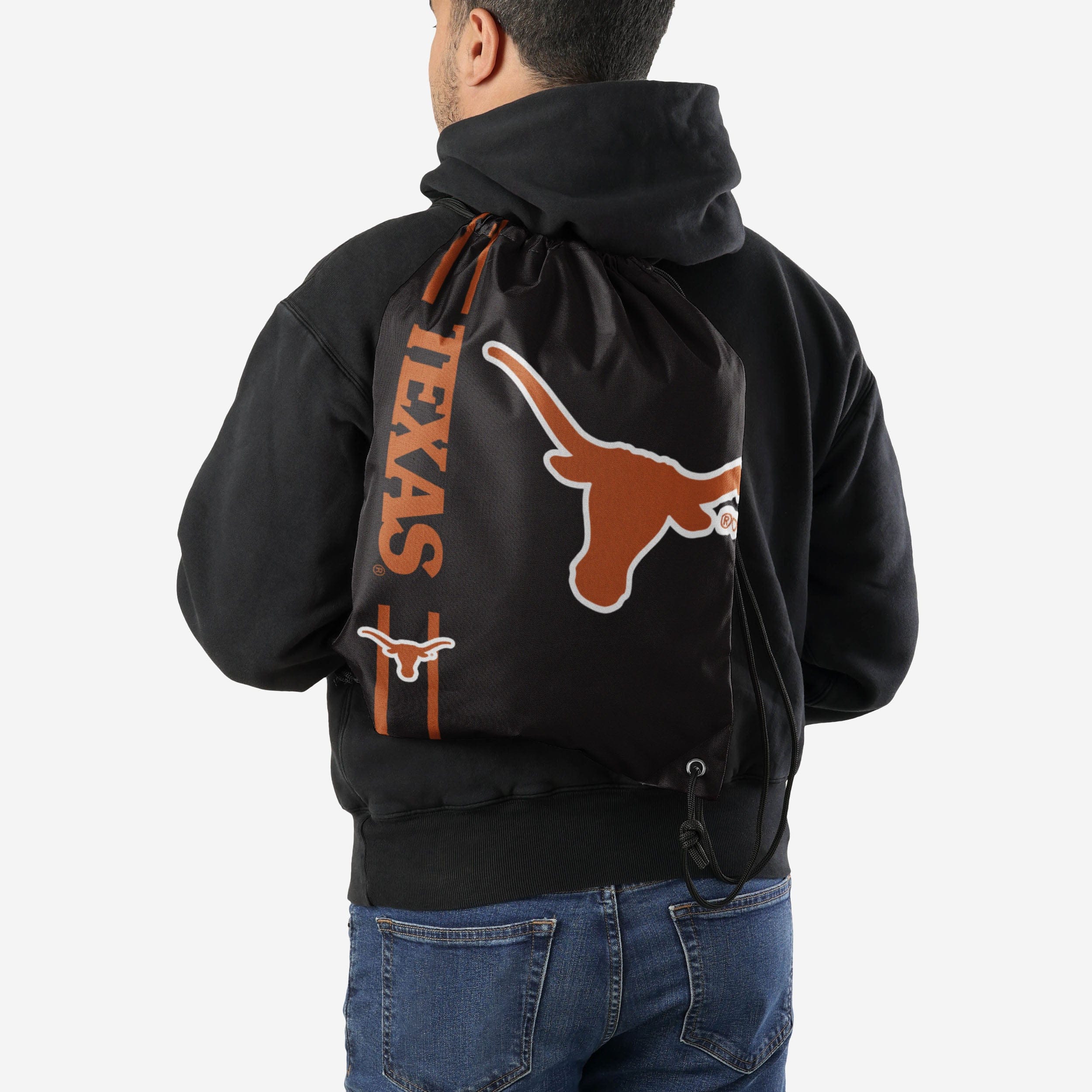 Texas Longhorns Big Logo Drawstring Backpack - Show Your Team Spirit!
