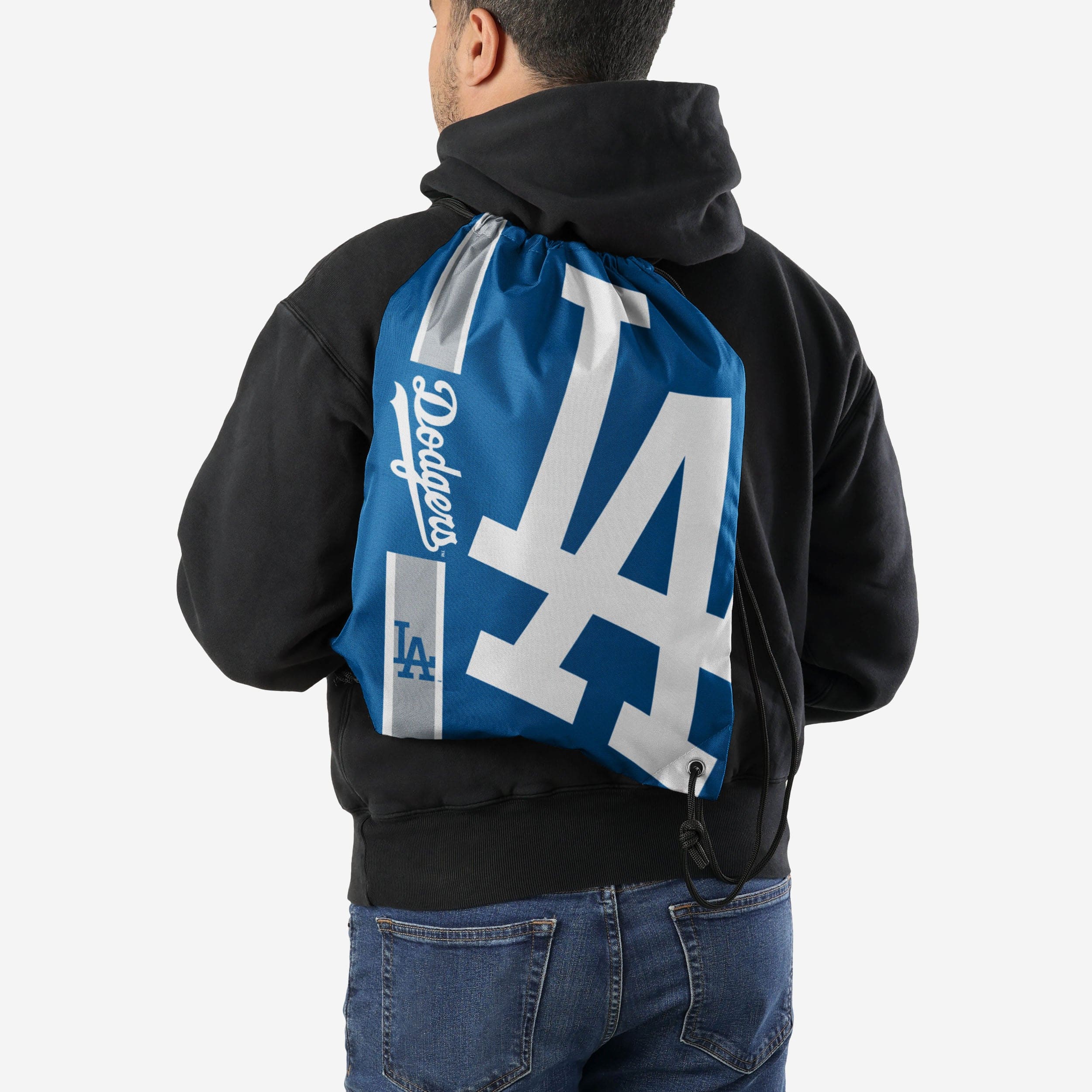Los Angeles Dodgers Big Logo Drawstring Backpack - Show Your Team Spirit!