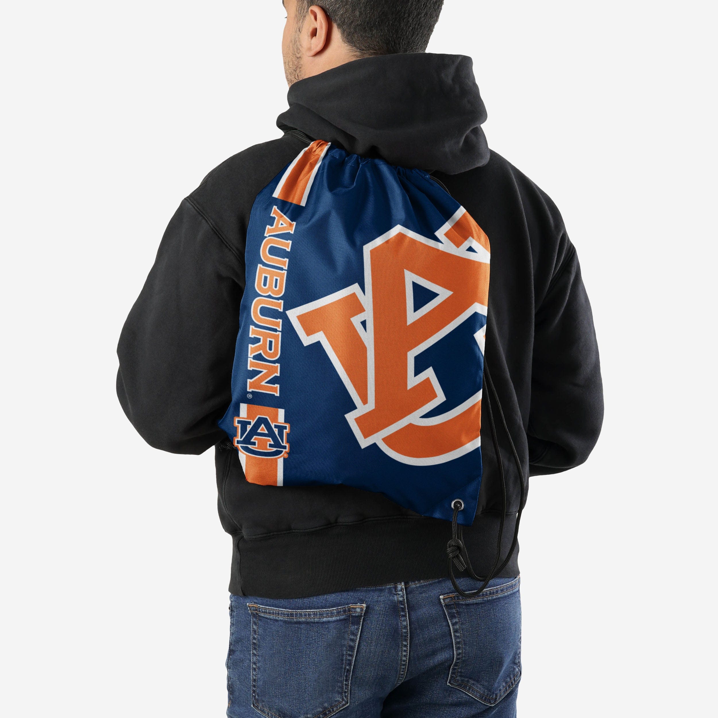 Auburn Tigers Big Logo Drawstring Backpack - Show Your Team Spirit!