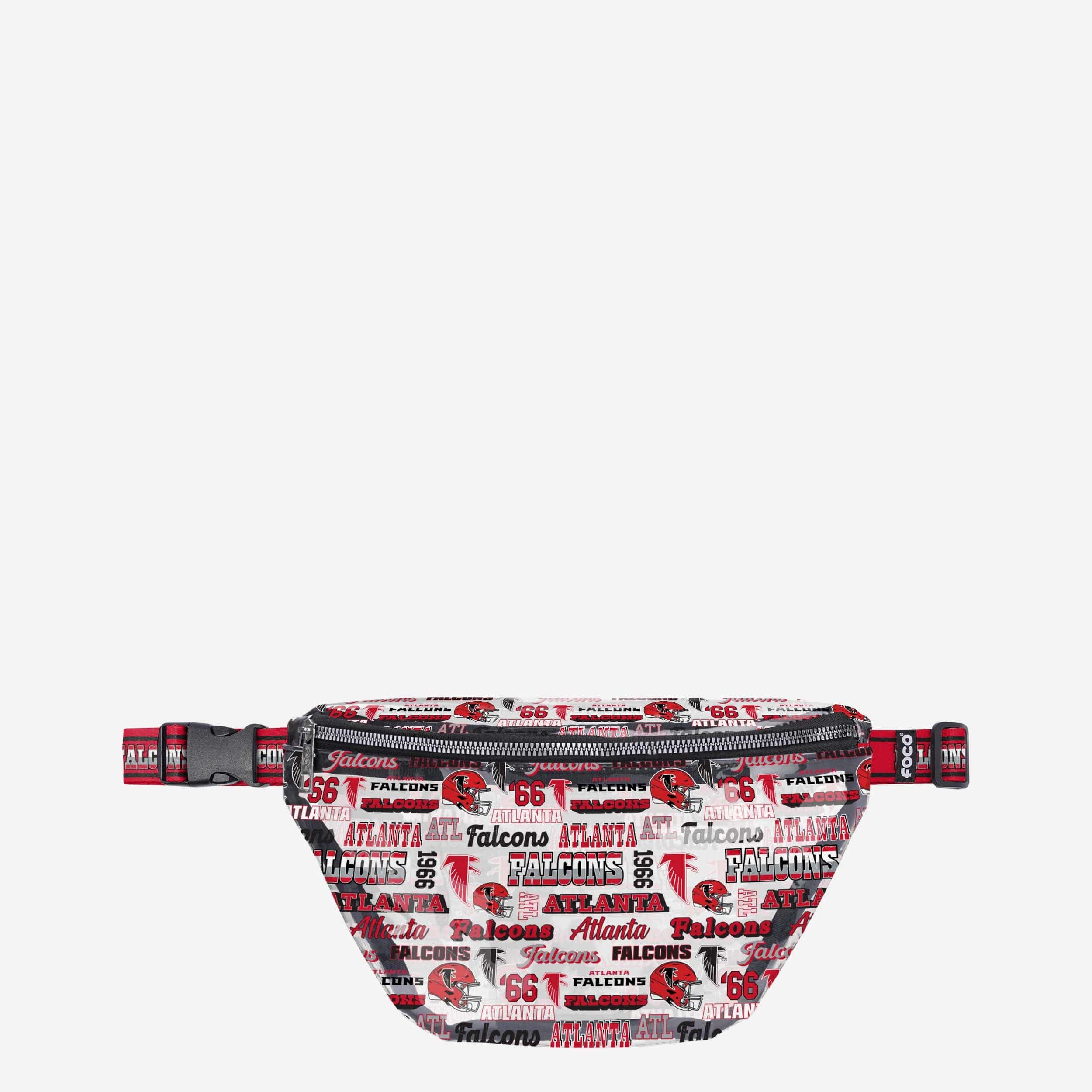 Atlanta Falcons Retro-Print Clear Fanny Pack - A Must-Have for Fans