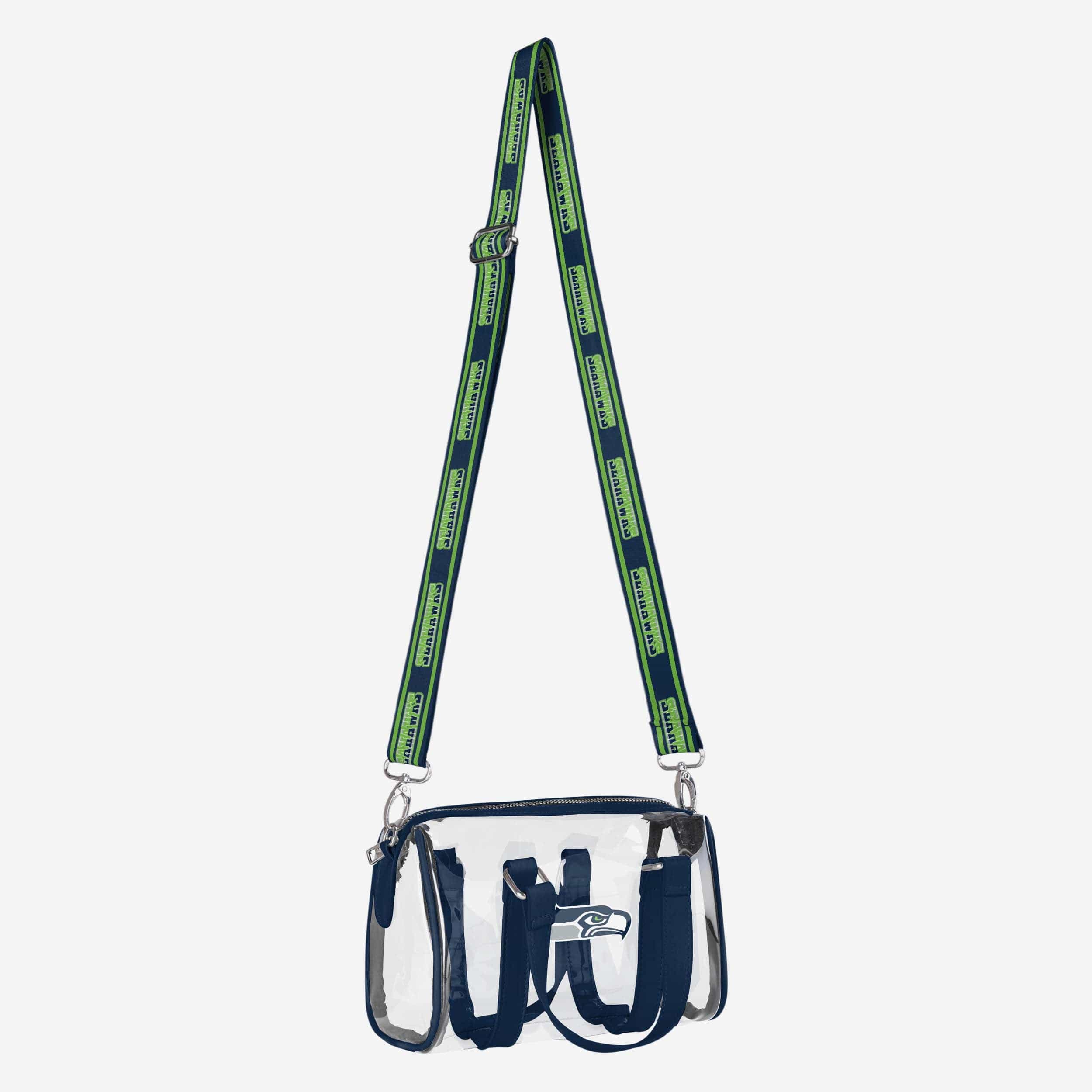 Seattle Seahawks Clear Barrel Bag: Your Ultimate Game-Day Companion