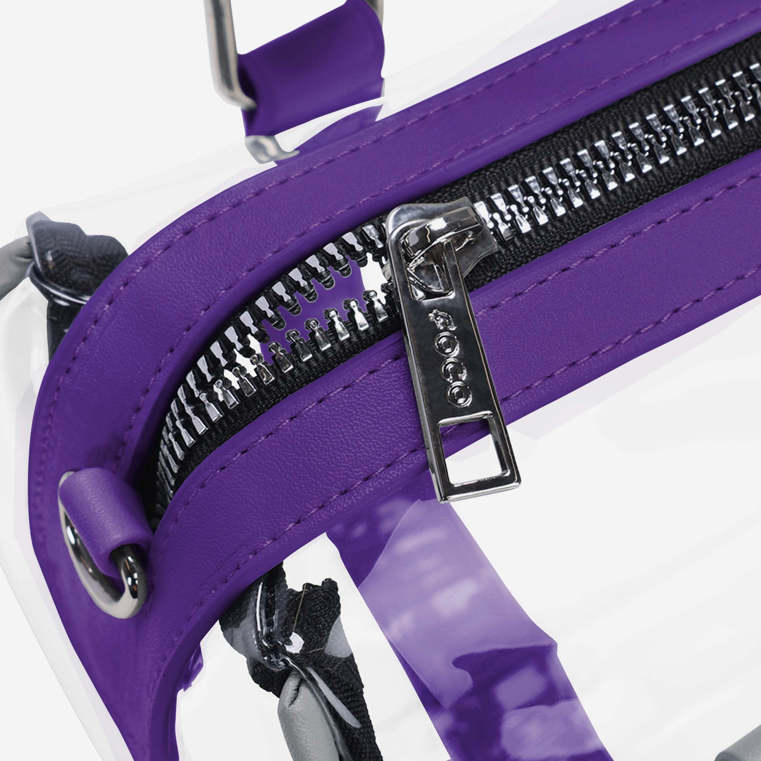 Minnesota Vikings Clear Barrel Bag - Show Your Team Spirit!