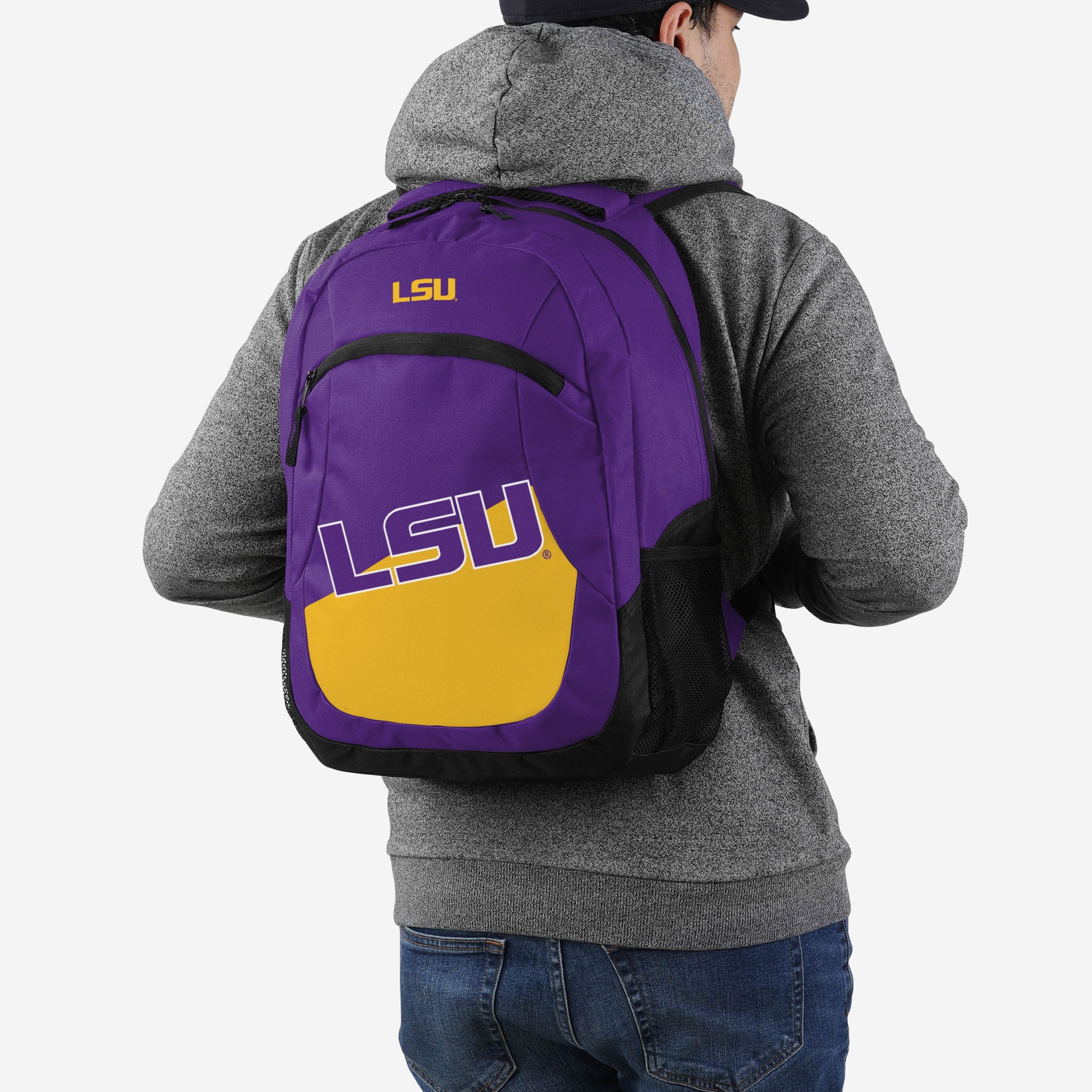 LSU Tigers Colorblock Action Backpack - Show Your Fandom!
