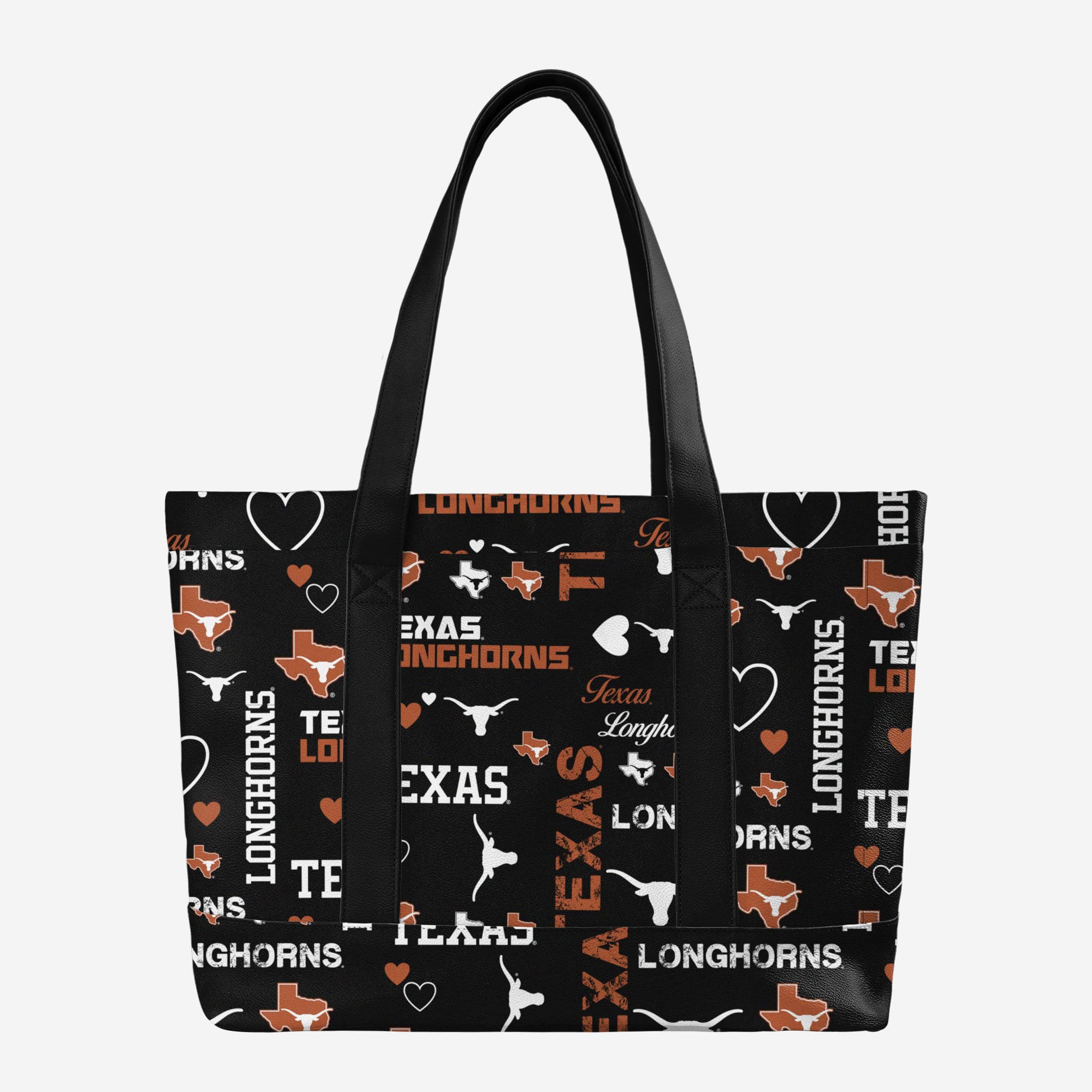 Texas Longhorns Logo Love Tote Bag - Show Your Fandom in Style!