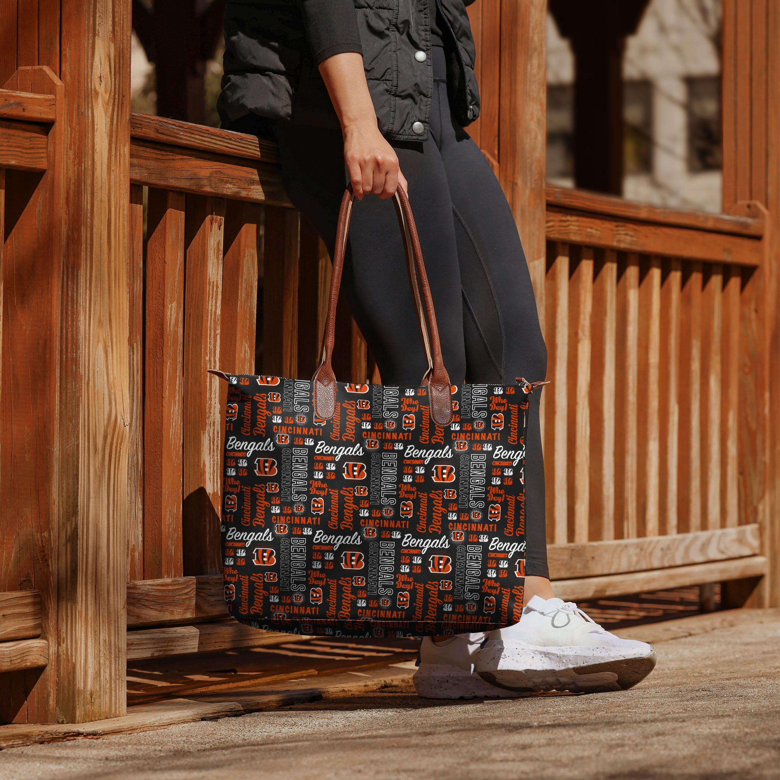 Cincinnati Bengals Spirited Tote Bag: A Must - Have for Fans!