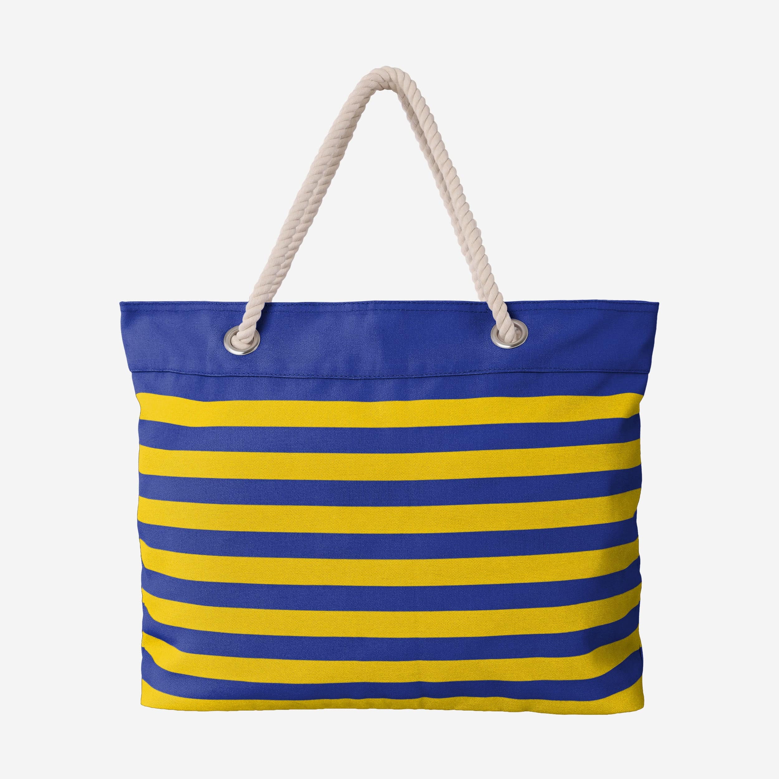 Los Angeles Rams Nautical Stripe Tote Bag - Show Your Team Spirit!