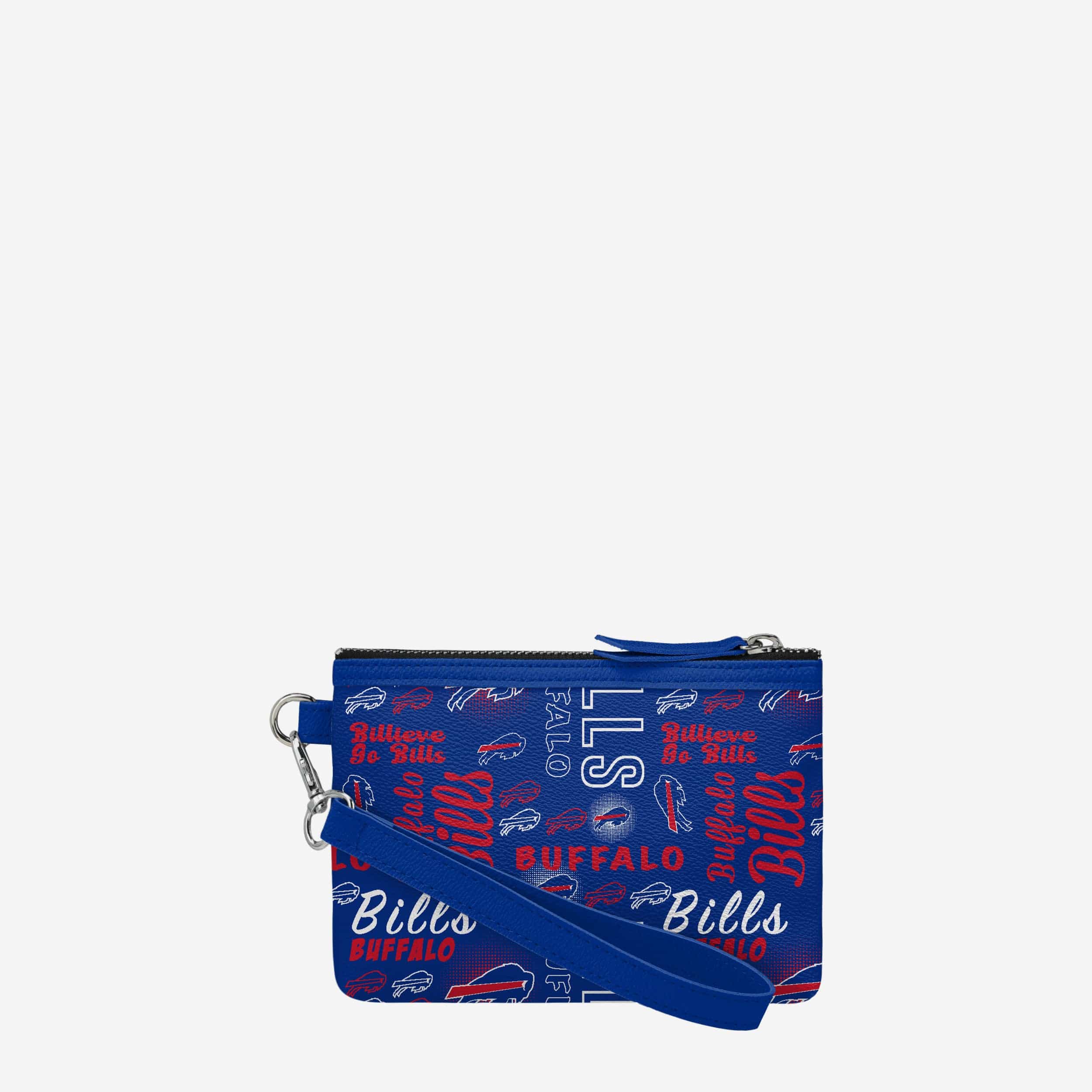 Buffalo Bills Spirited Style Wristlet with Repeat Logo - A Must - Have for Fans