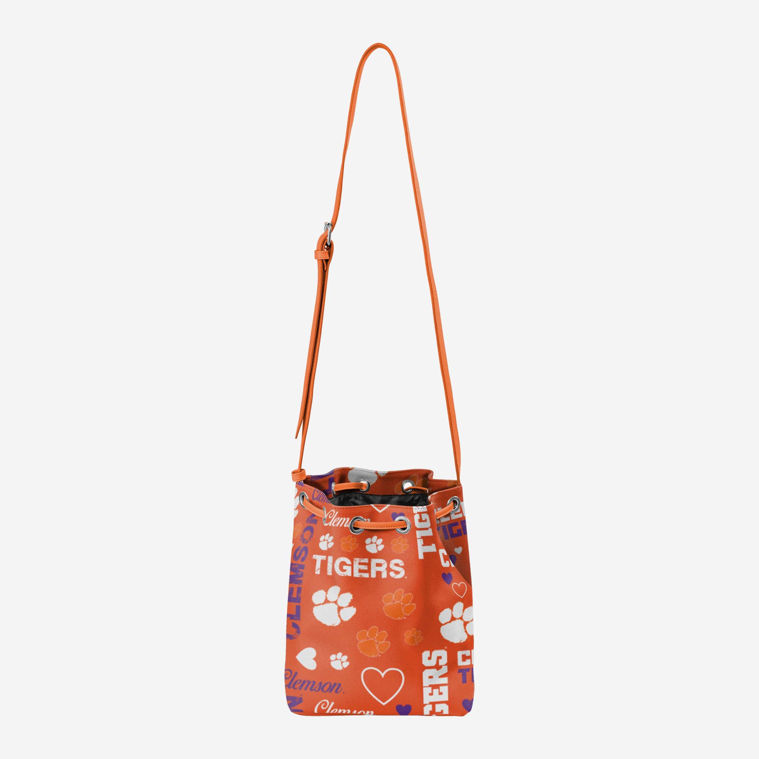 Clemson Tigers Logo Love Cinch Purse - Show Your Team Spirit!