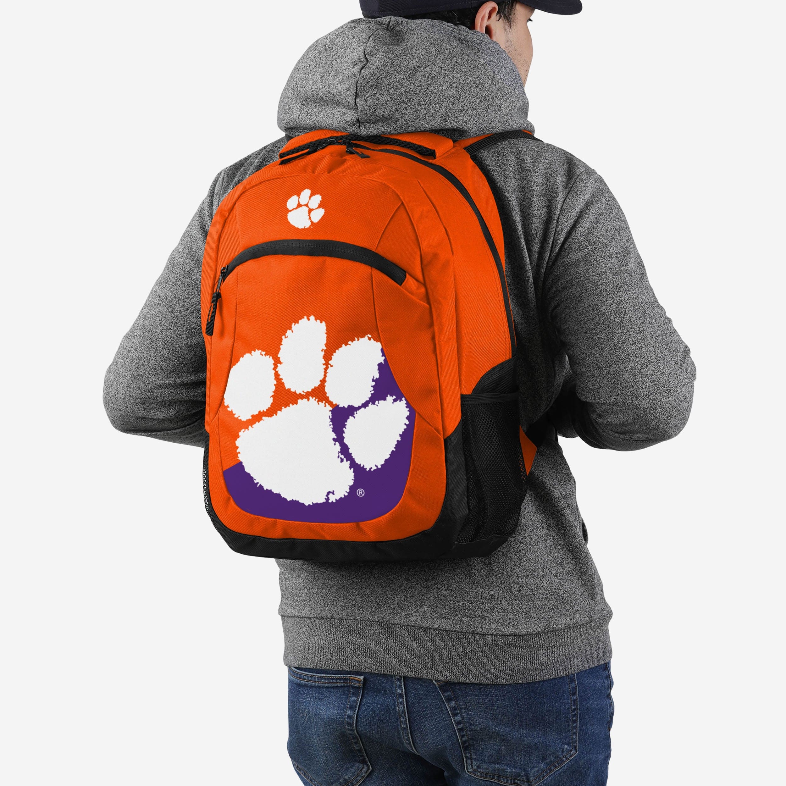 Clemson Tigers Colorblock Action Backpack - Show Your Team Spirit!