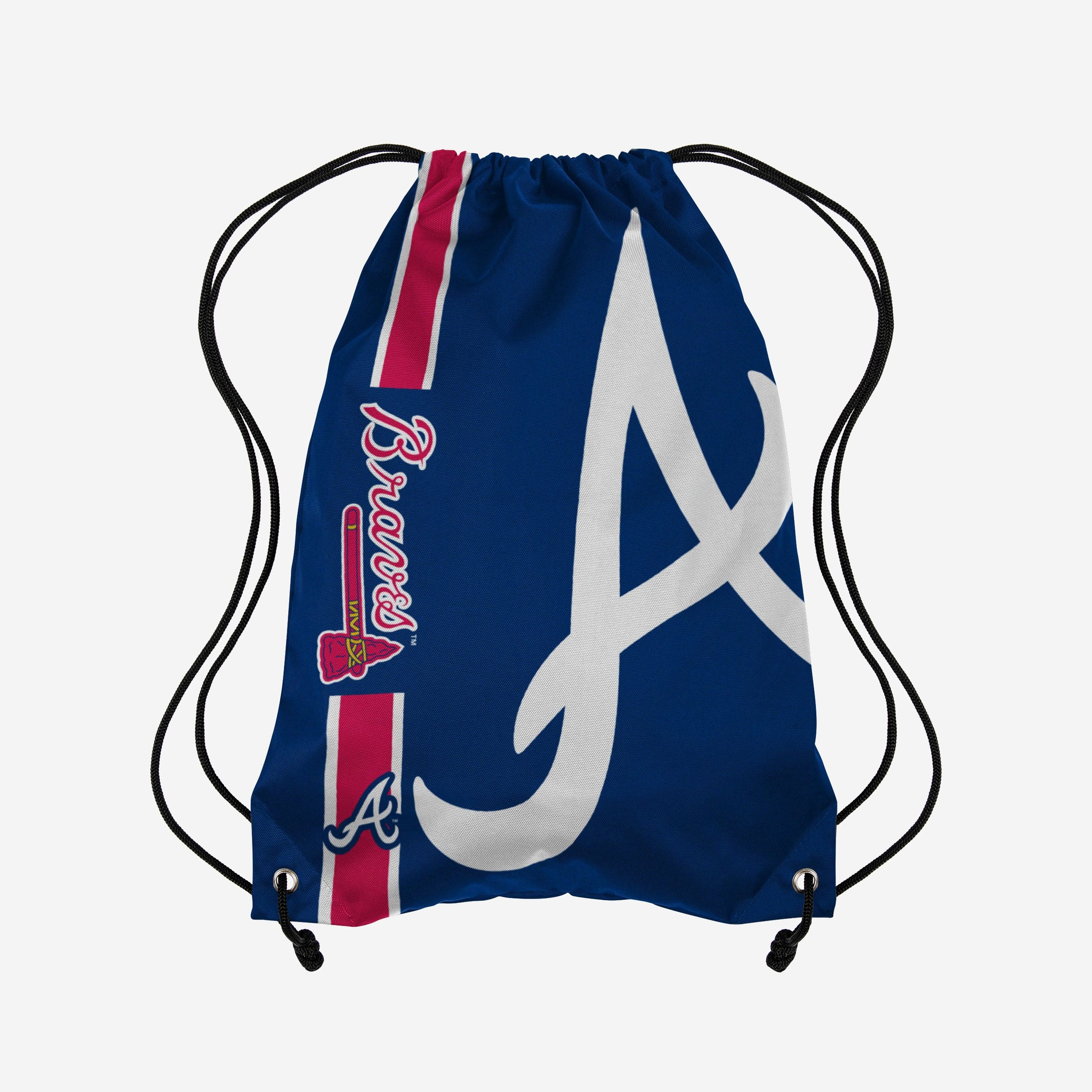 Atlanta Braves Big Logo Drawstring Backpack - Show Your Team Spirit!