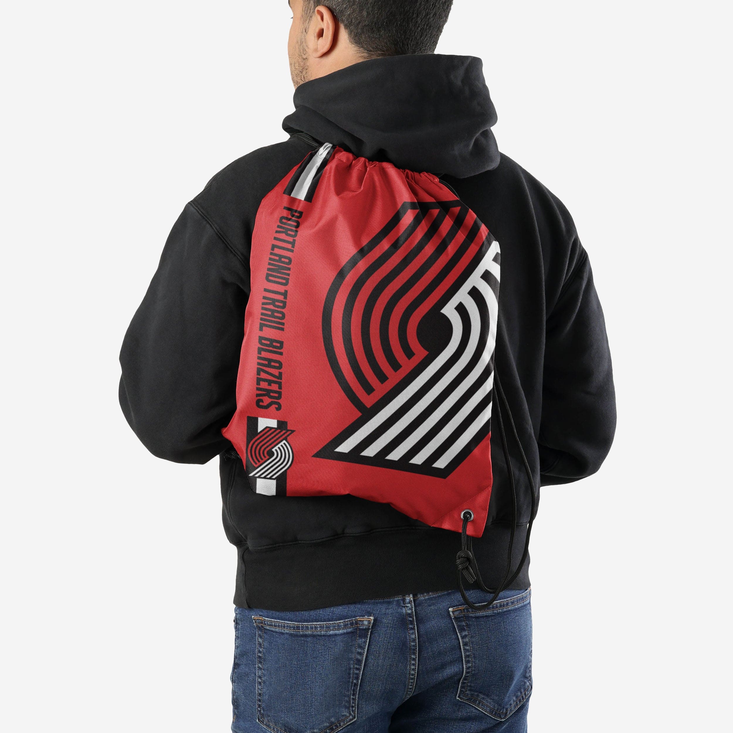 Portland Trail Blazers Big Logo Drawstring Backpack - Show Your Team Pride!
