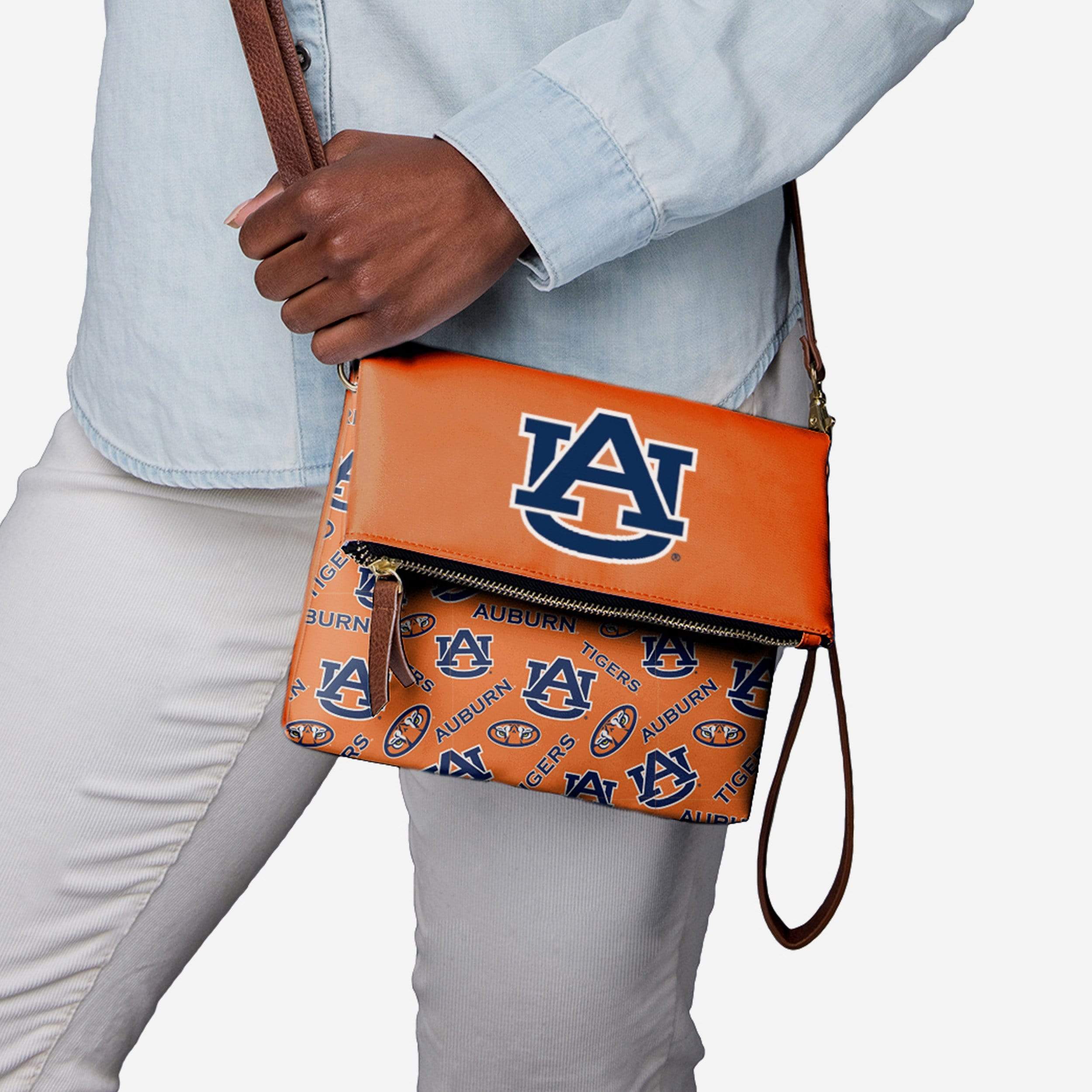 Auburn Tigers Printed Foldover Tote Bag - Show Your Team Spirit!