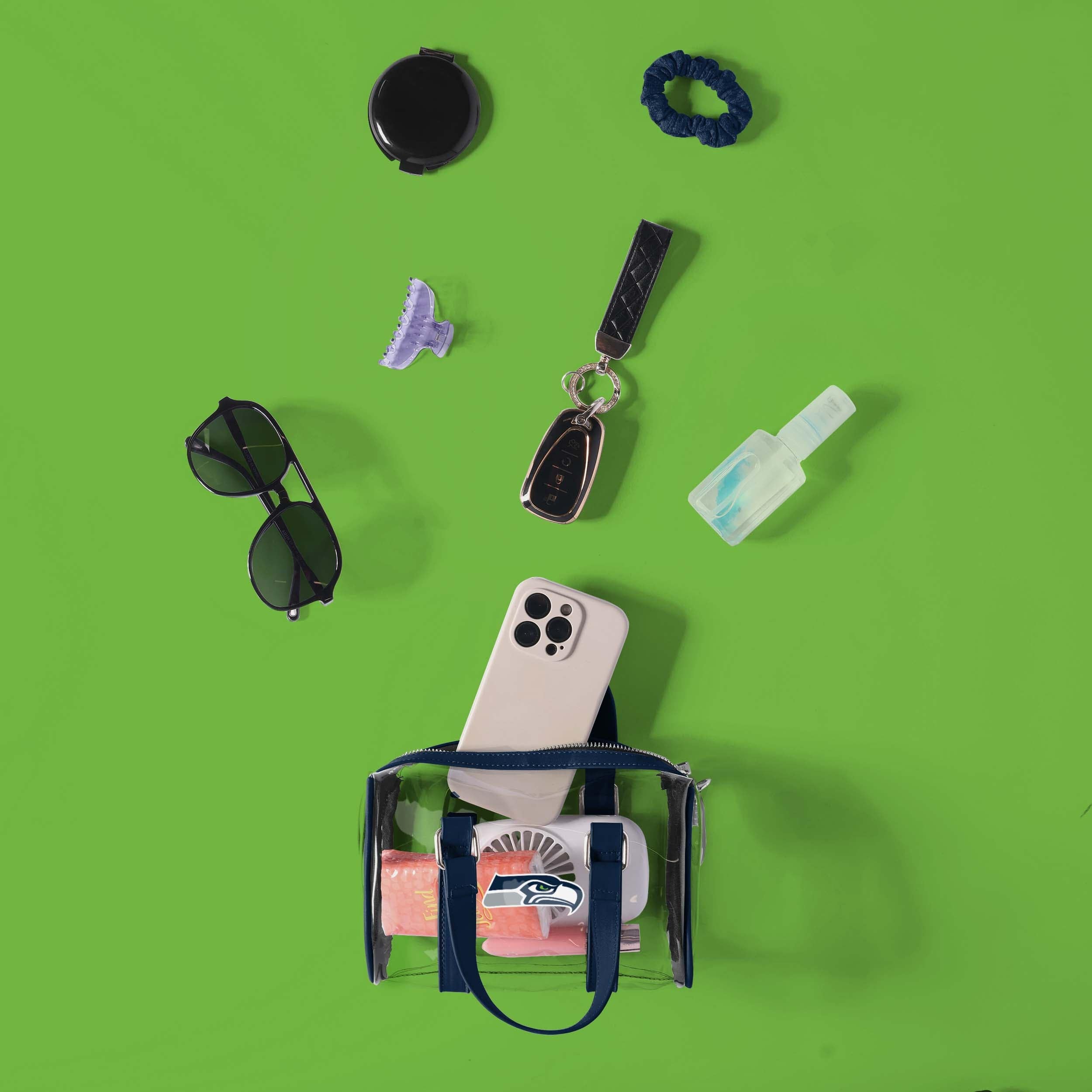 Seattle Seahawks Clear Barrel Bag: Your Ultimate Game-Day Companion