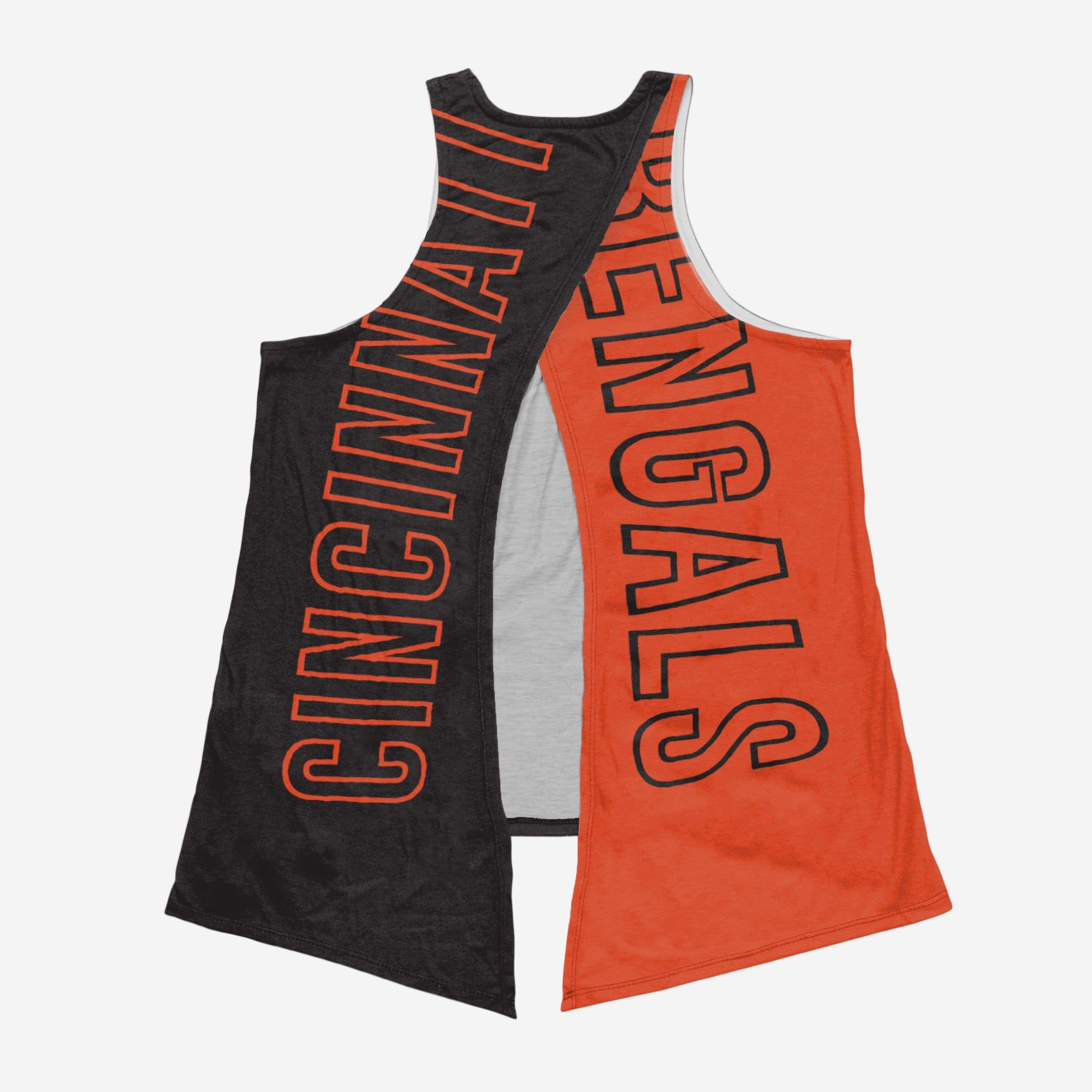 Cincinnati Bengals Women's Stunning Tie-Breaker Sleeveless Top