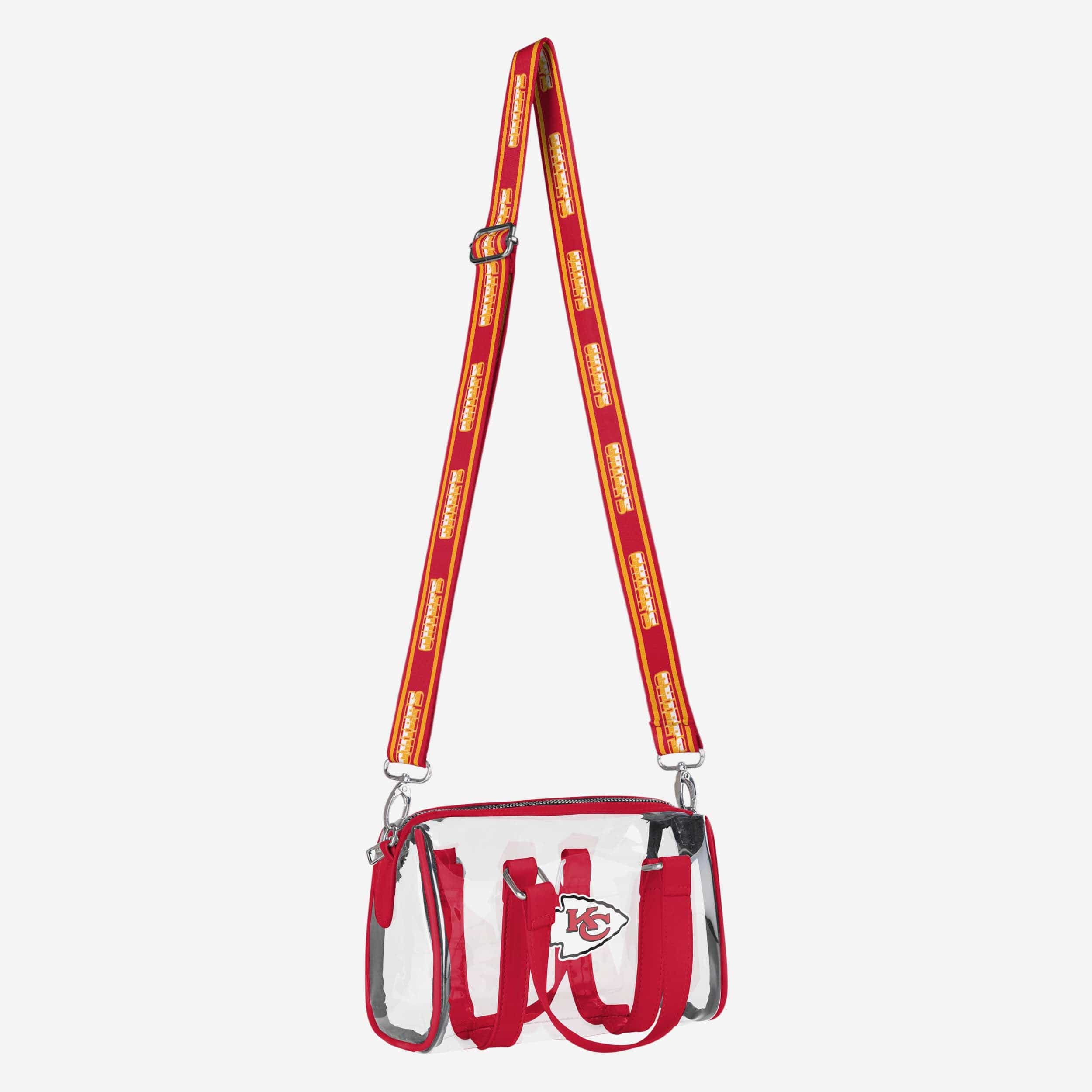 Kansas City Chiefs Ultimate Clear Barrel Bag for Game Day