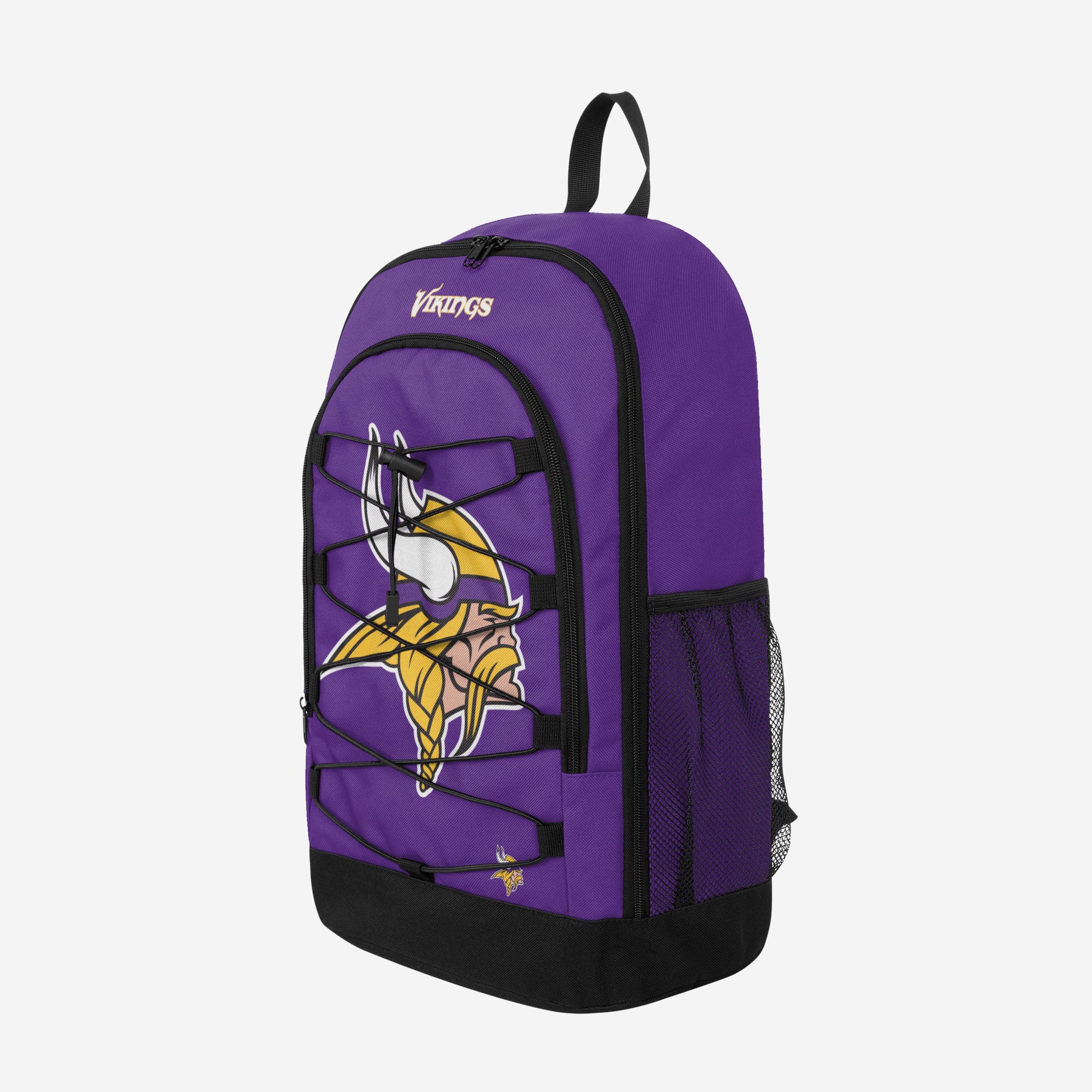 Minnesota Vikings Big Logo Bungee Backpack - Show Your Team Spirit!