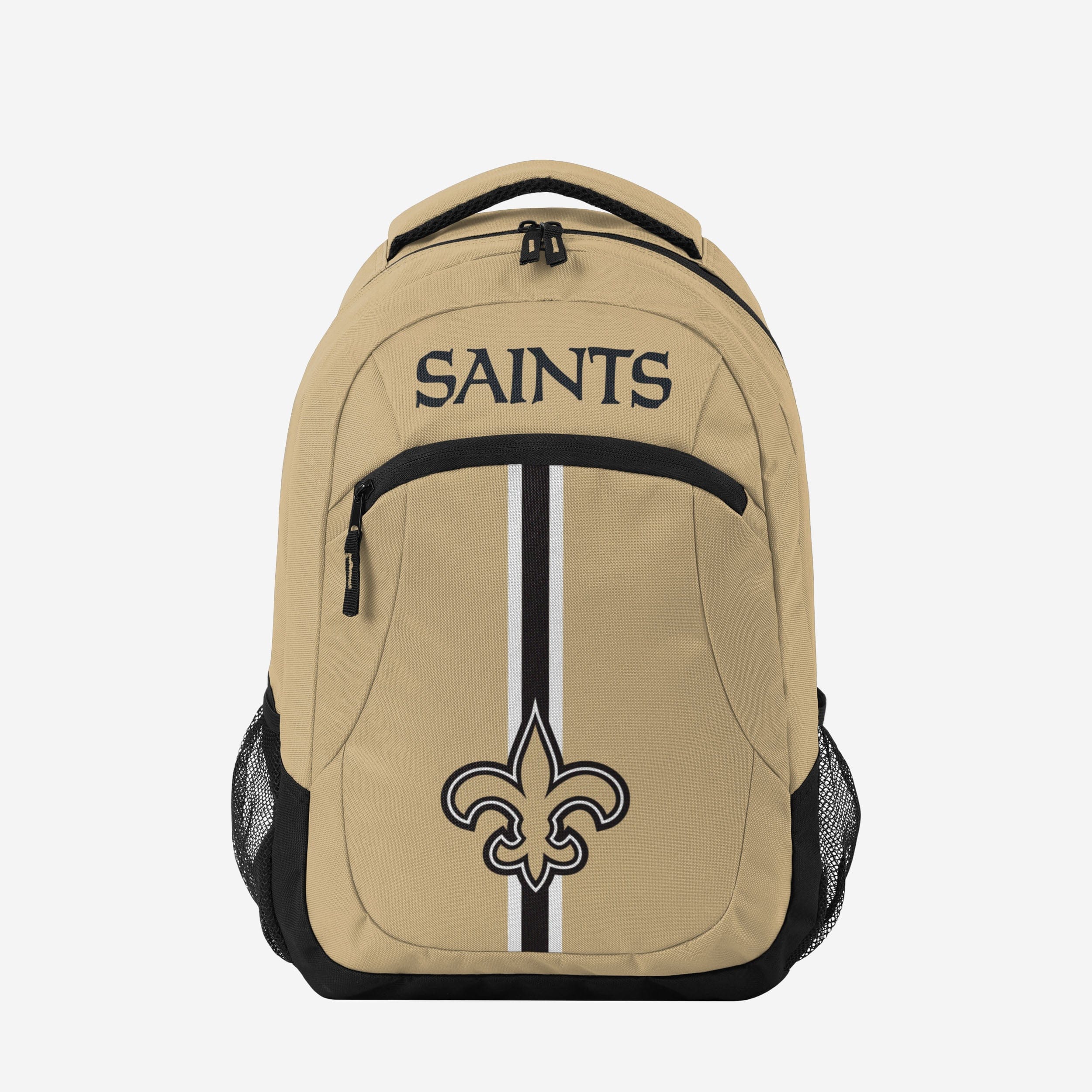 New Orleans Saints Old Gold Alternate Color Action Backpack - Game Day Essential!