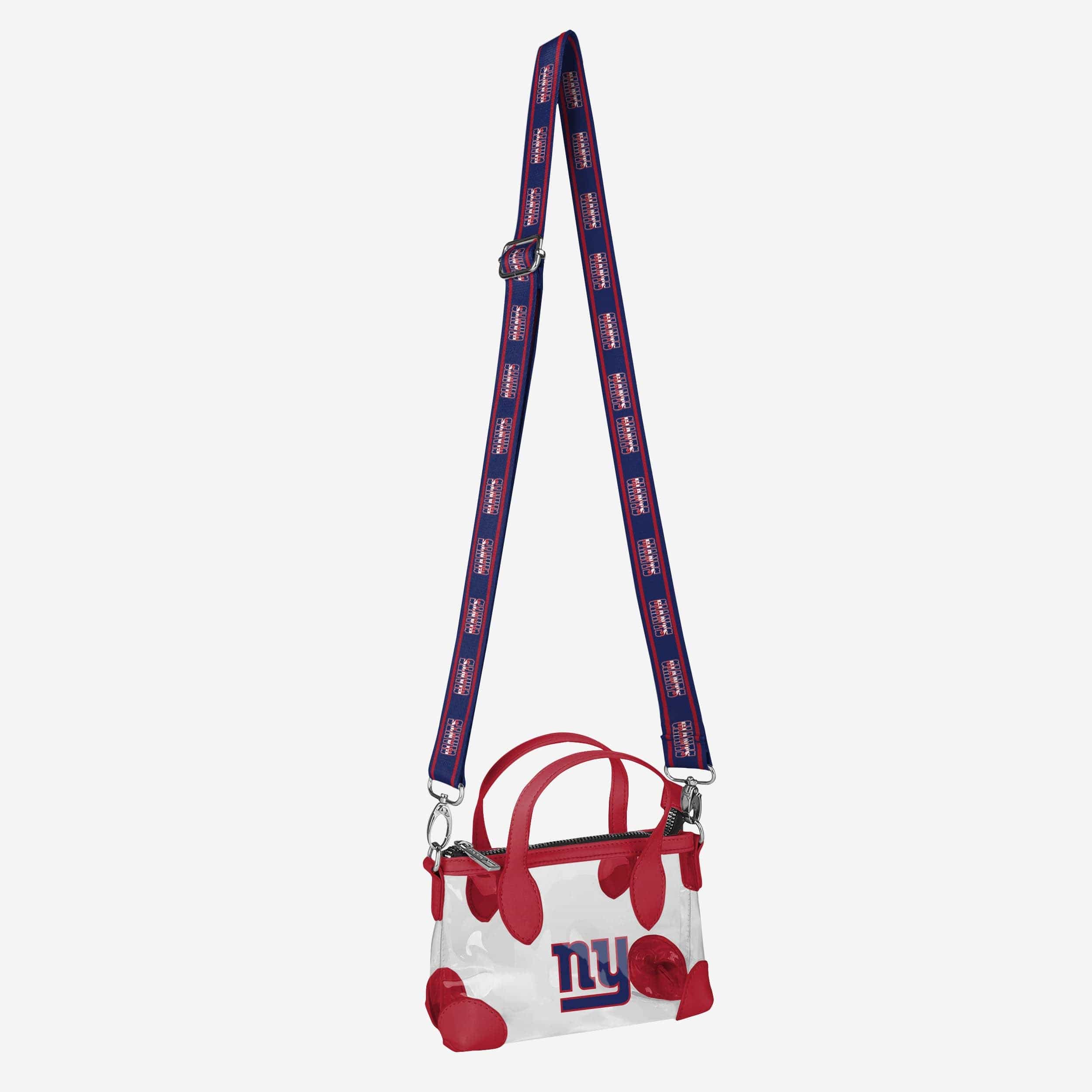 New York Giants Big Logo Clear Crossbody Mini Purse - Show Your Fandom!