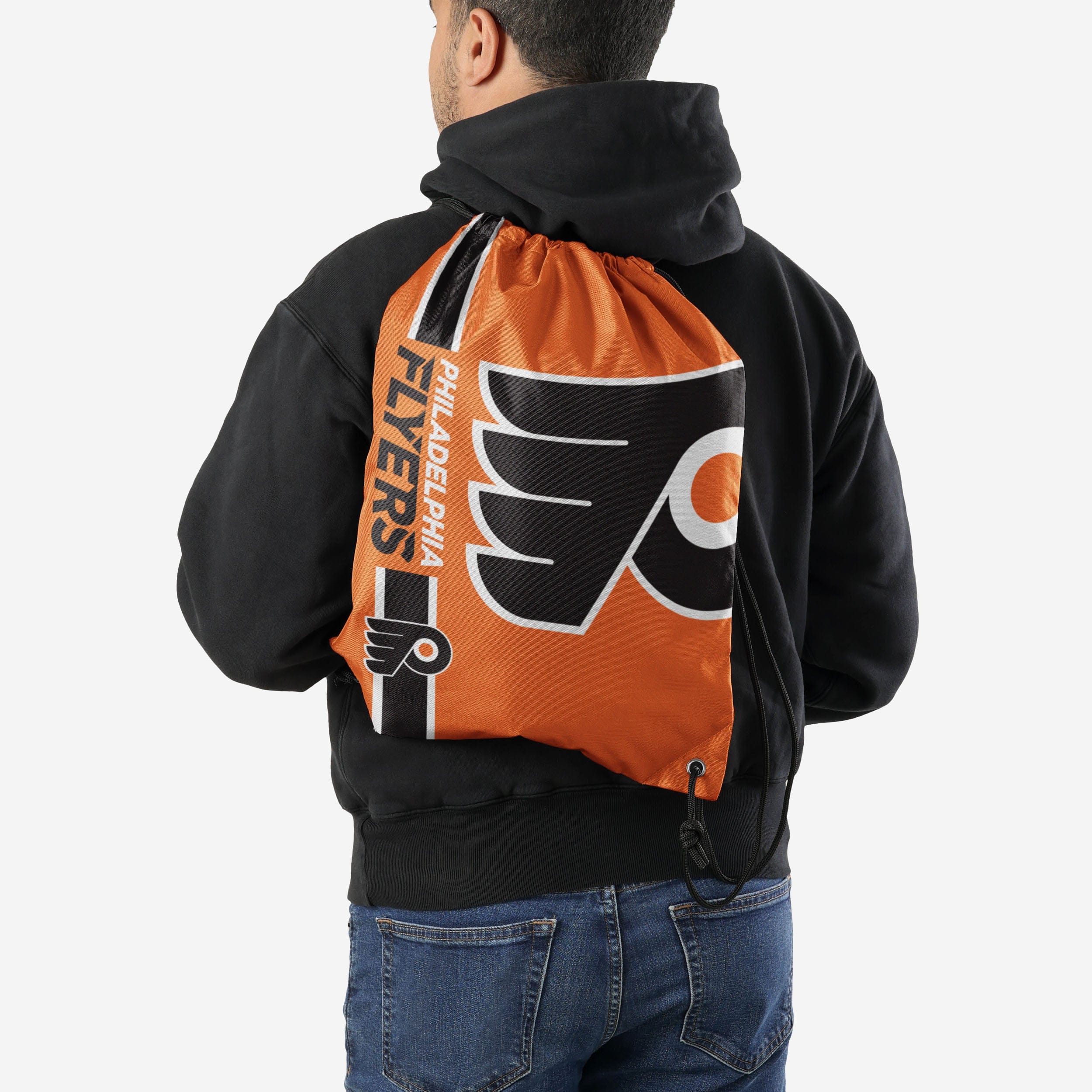 Philadelphia Flyers Bold Logo Drawstring Backpack - Show Your Team Pride!