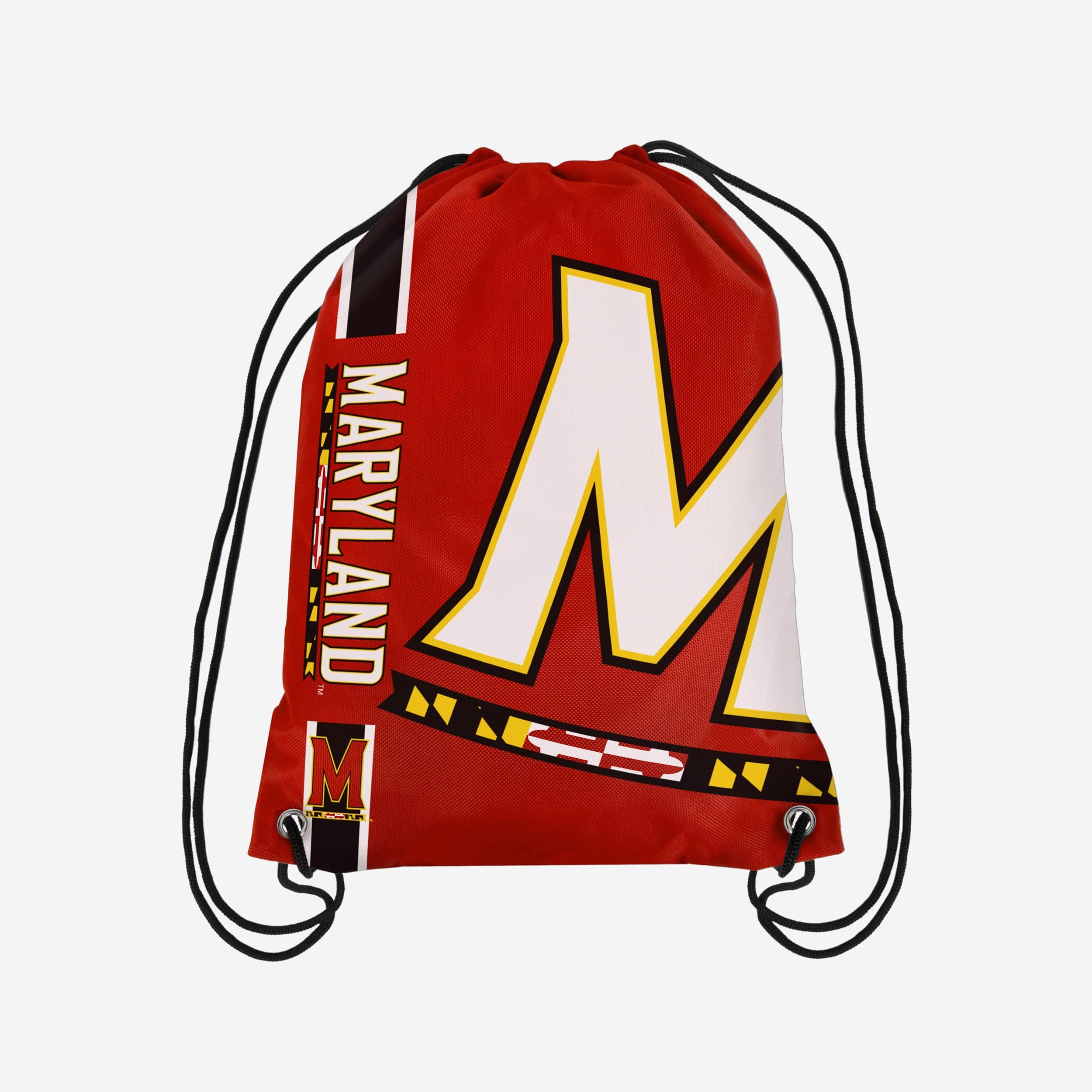 Maryland Terrapins Big Logo Drawstring Backpack - Show Your Team Spirit!