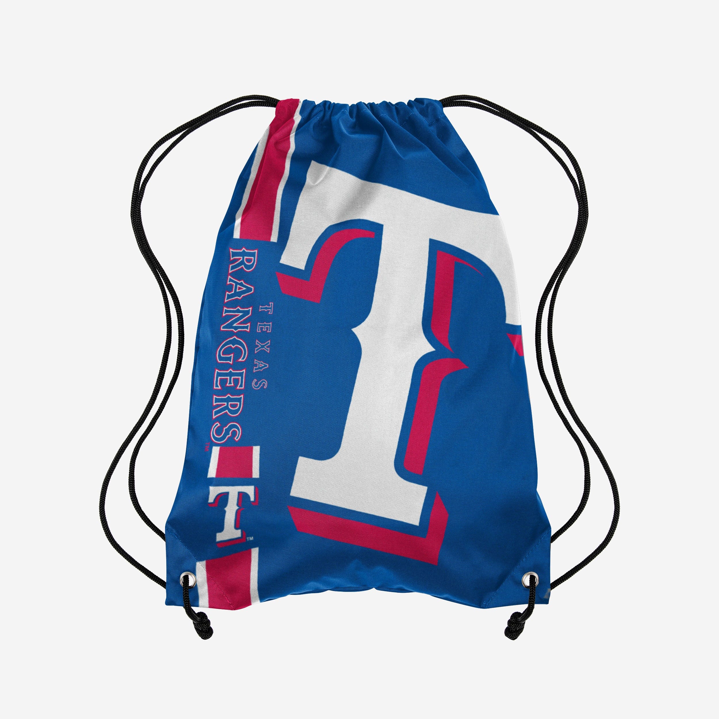 Texas Rangers Big Logo Drawstring Backpack - Show Your Team Spirit!