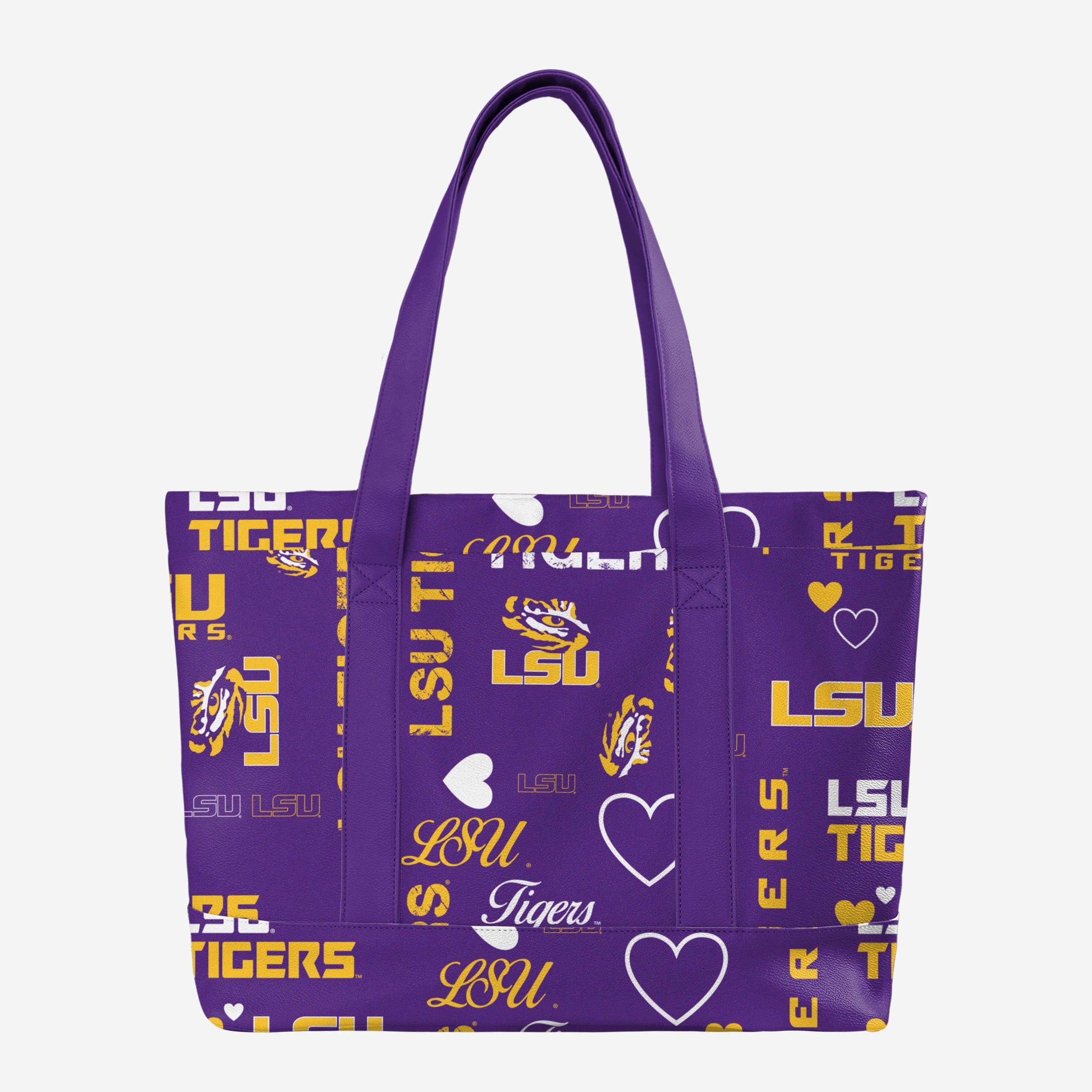LSU Tigers Logo Love Tote Bag - Show Your Fandom!