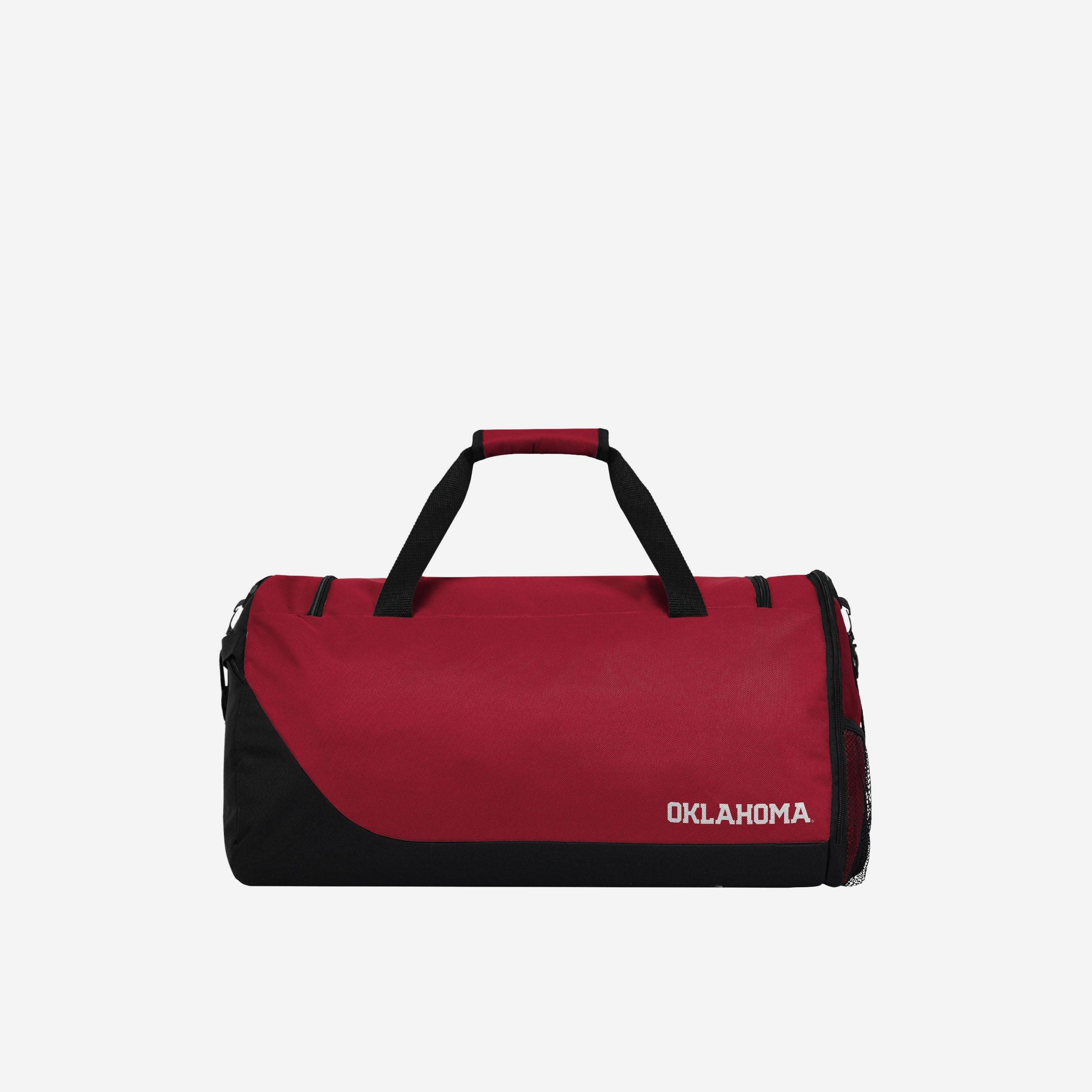 Oklahoma Sooners Stunning Solid Big Logo Duffle Bag - Show Your Team Spirit!