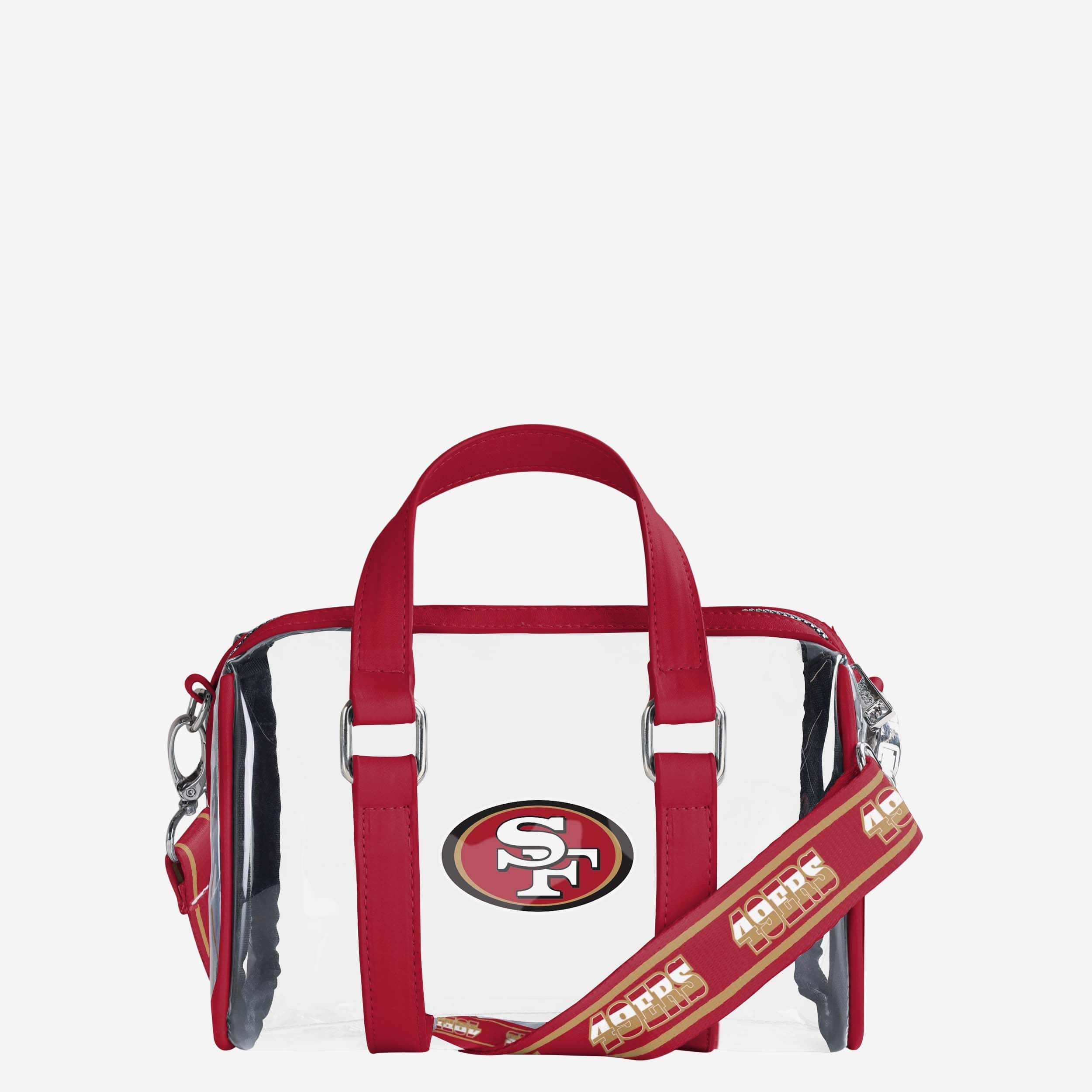 San Francisco 49ers Stunning Clear Barrel Bag
