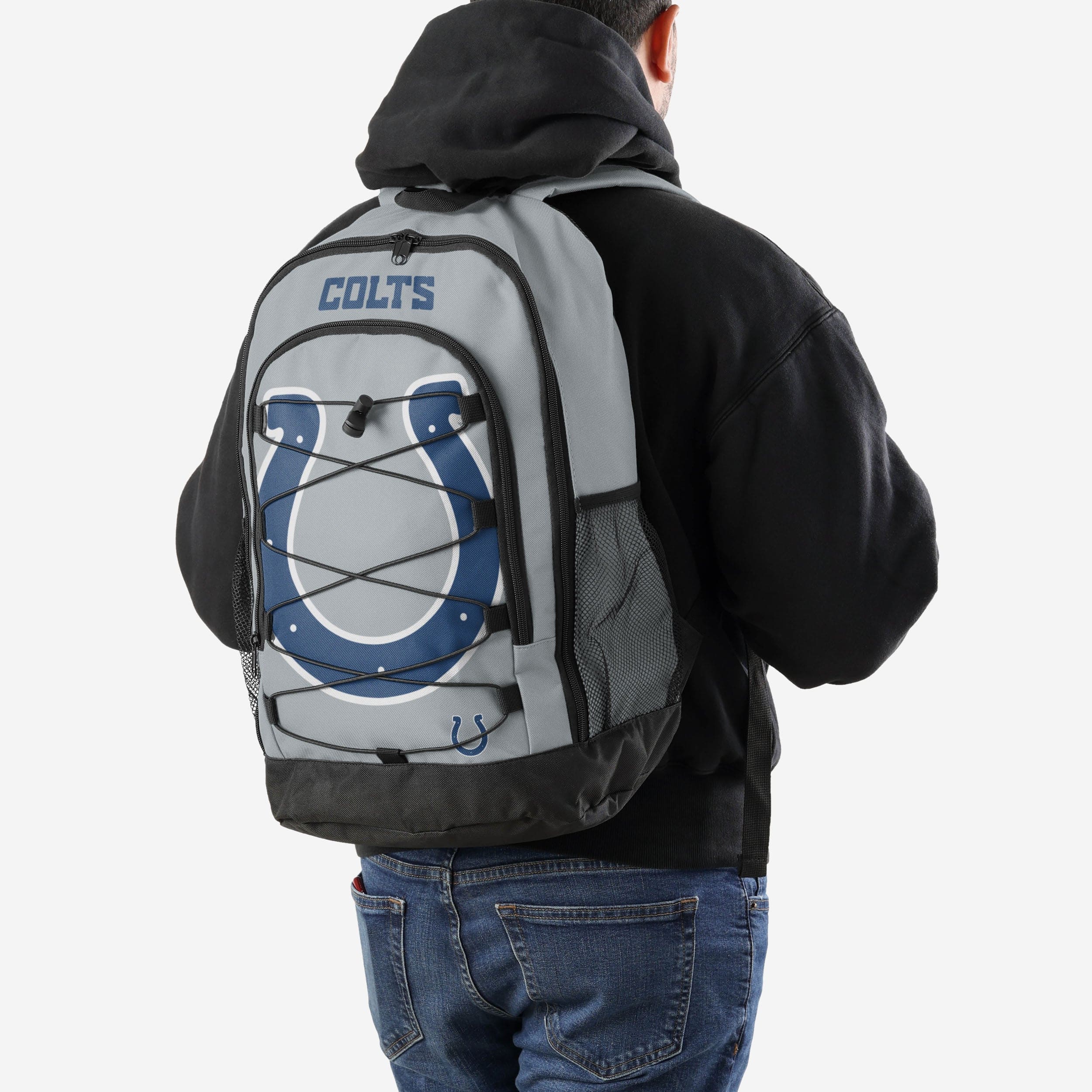 Indianapolis Colts Big Logo Bungee Backpack - The Ultimate Team Spirit Carrier