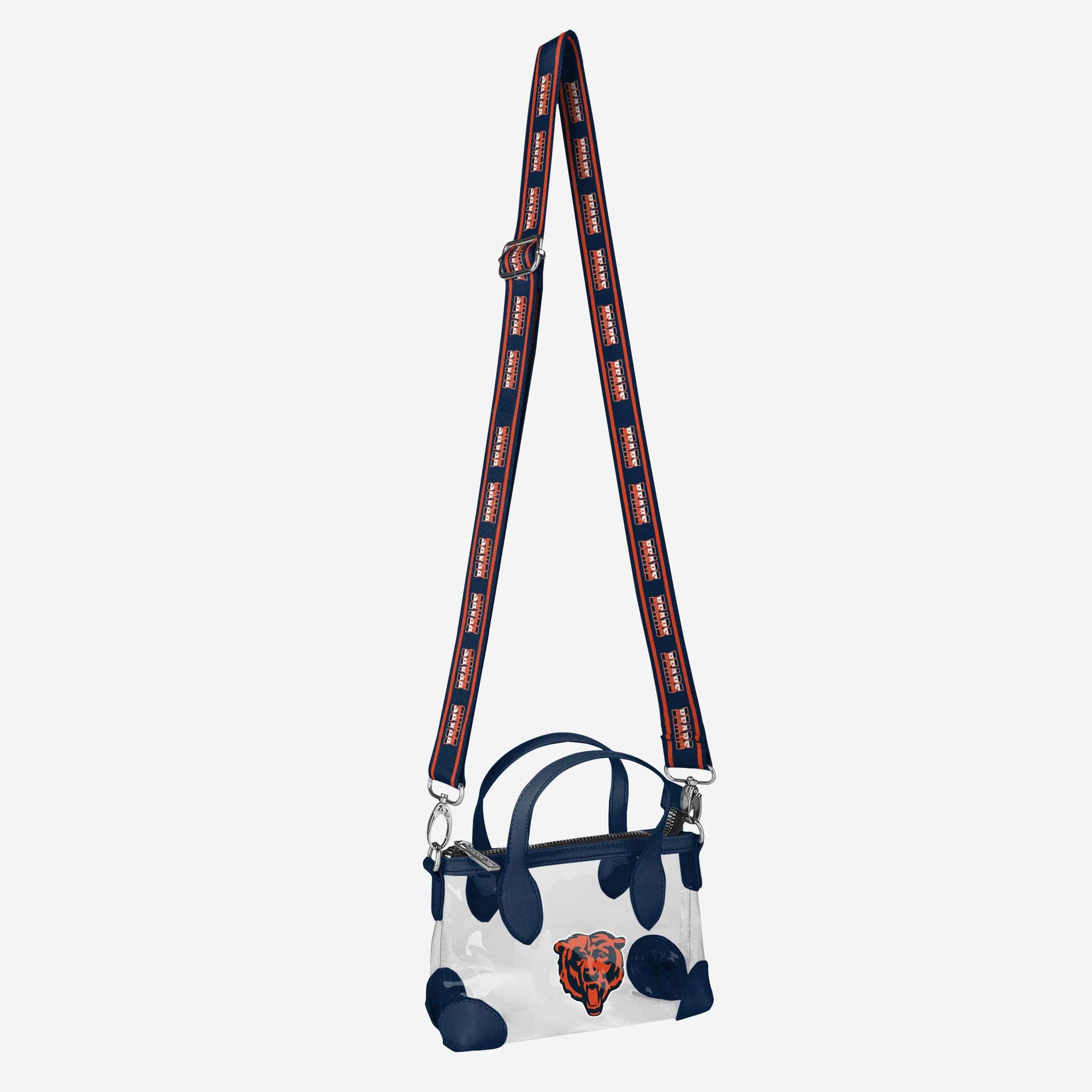 Chicago Bears Big Logo Eye - Catching Clear Crossbody Mini Purse